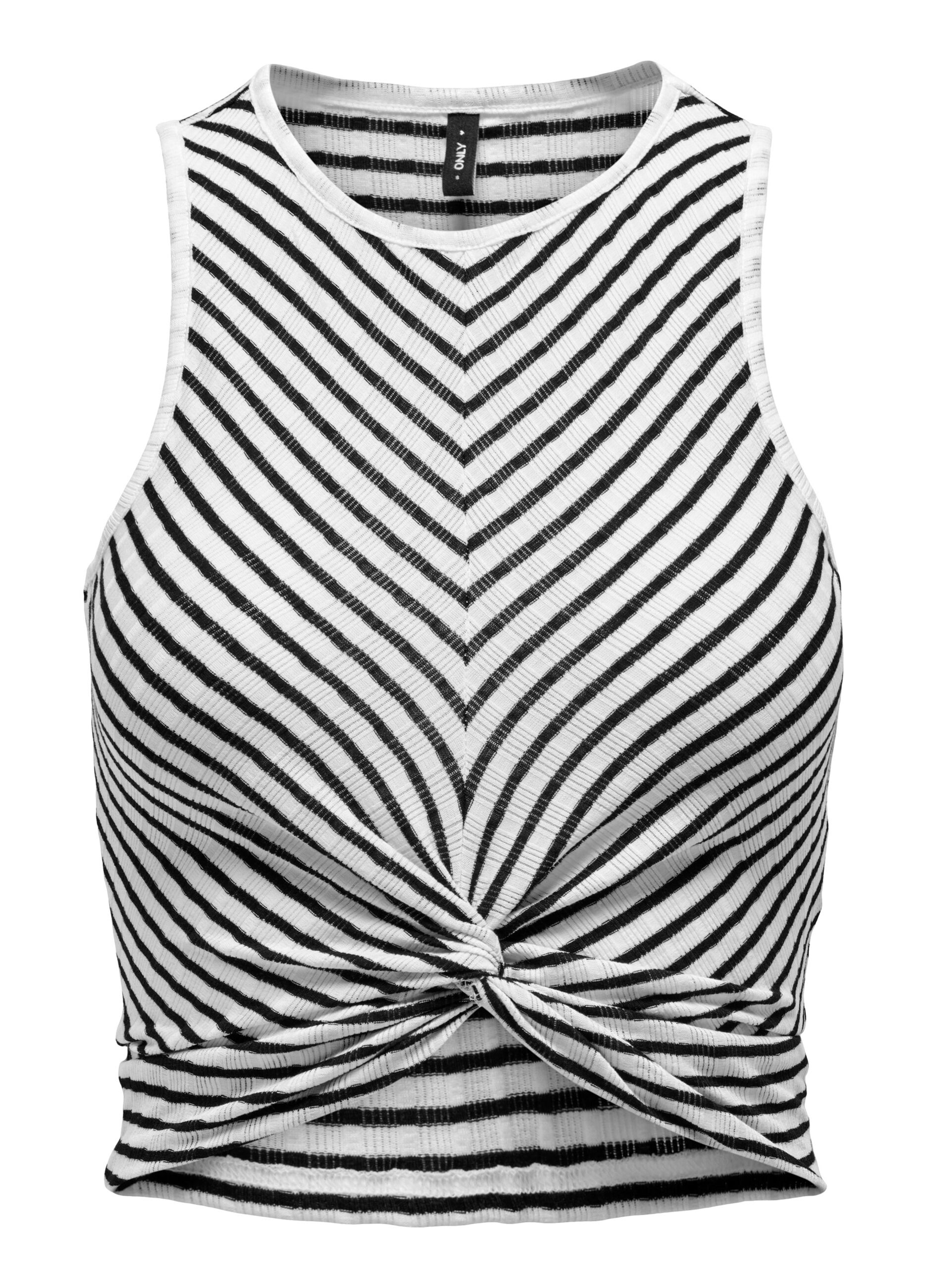 Top cropped a righe donna_4