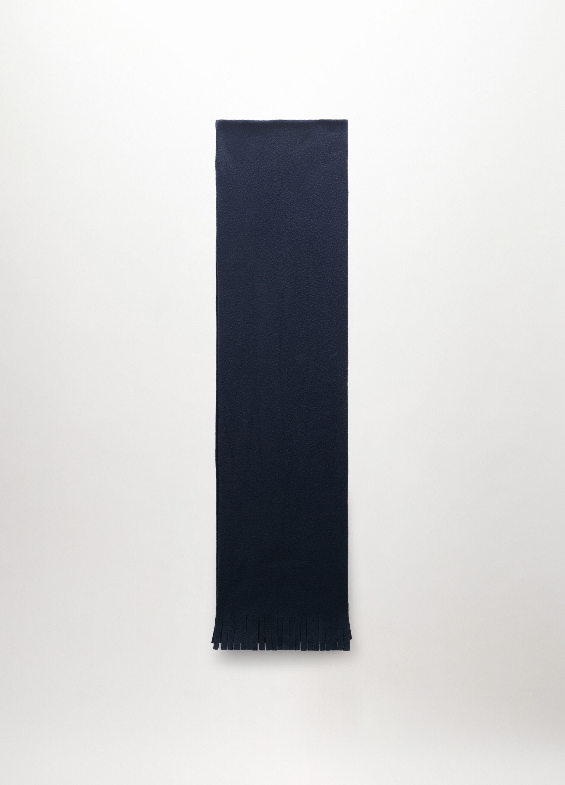 Sciarpa in pile con frange uomo_0