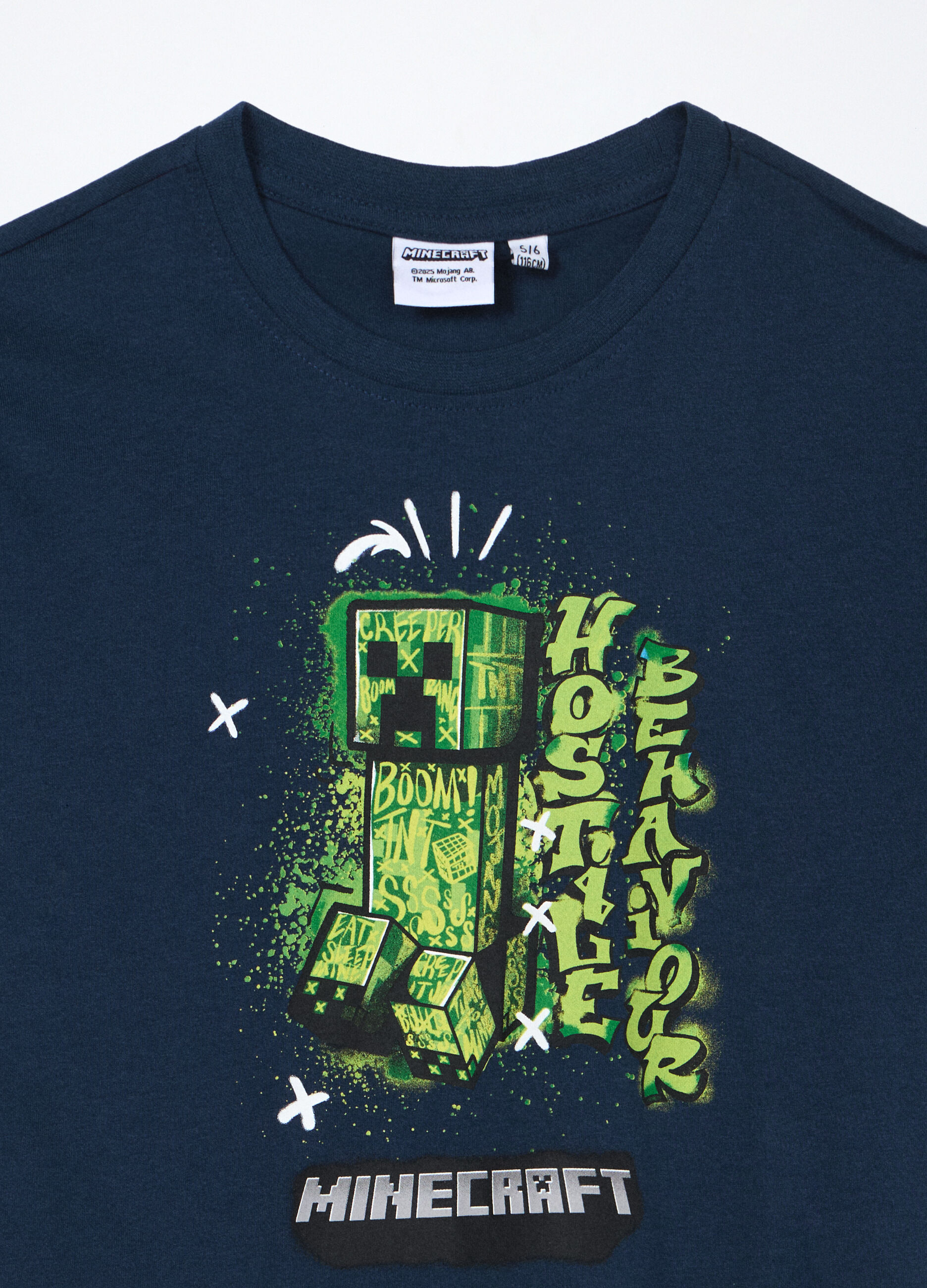 T-shirt Minecraft in jersey di puro cotone bambino_2