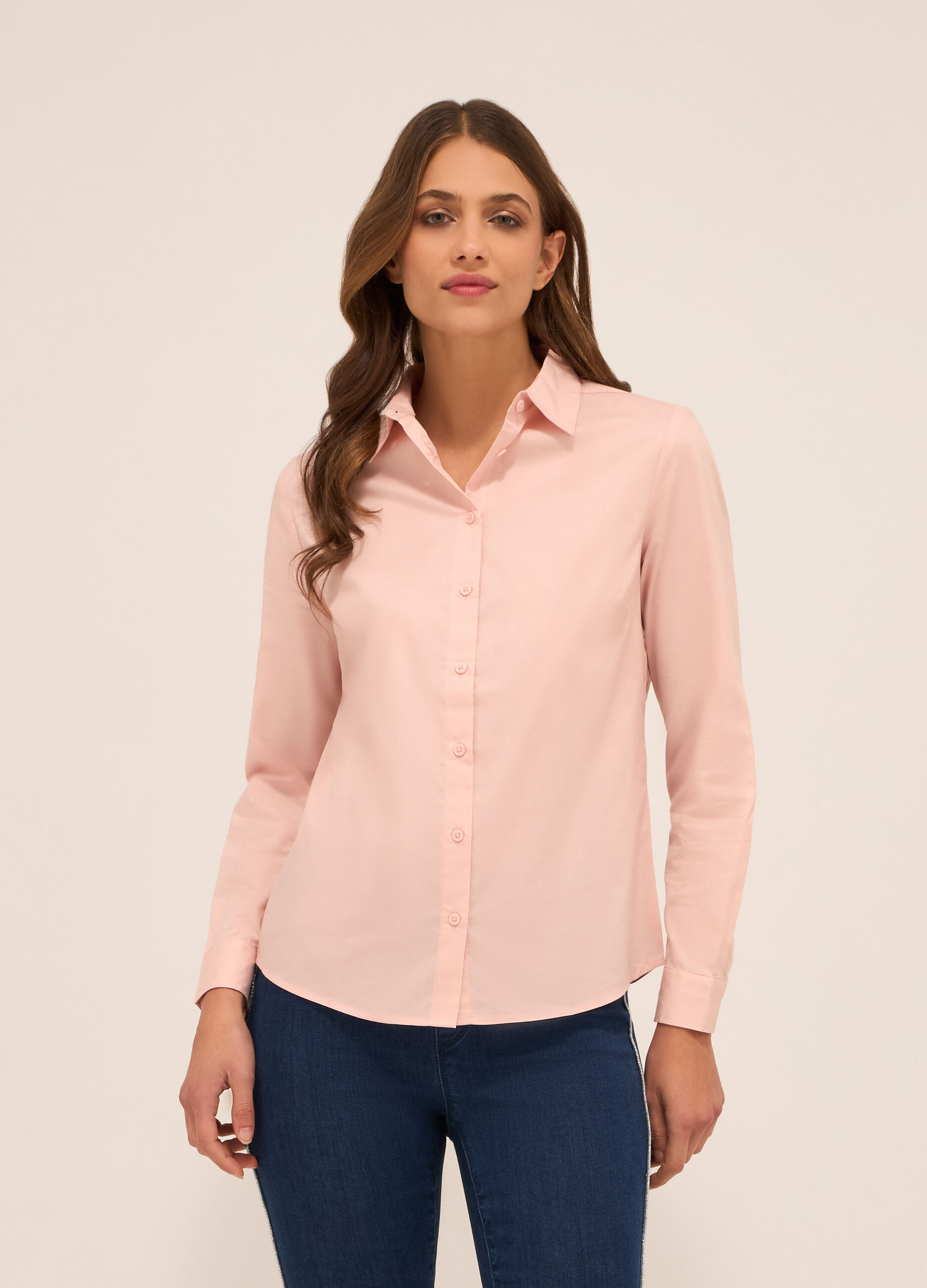 Camicia in poli-cotton donna_0