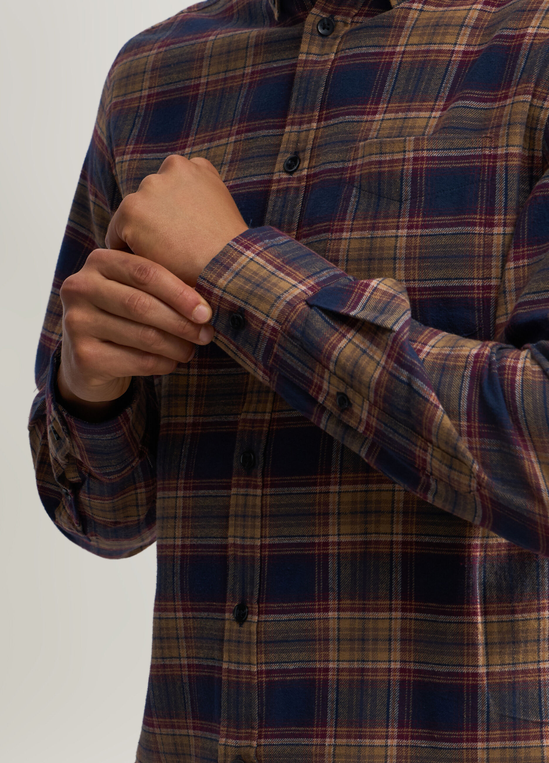 Camicia tartan in flanella uomo_2