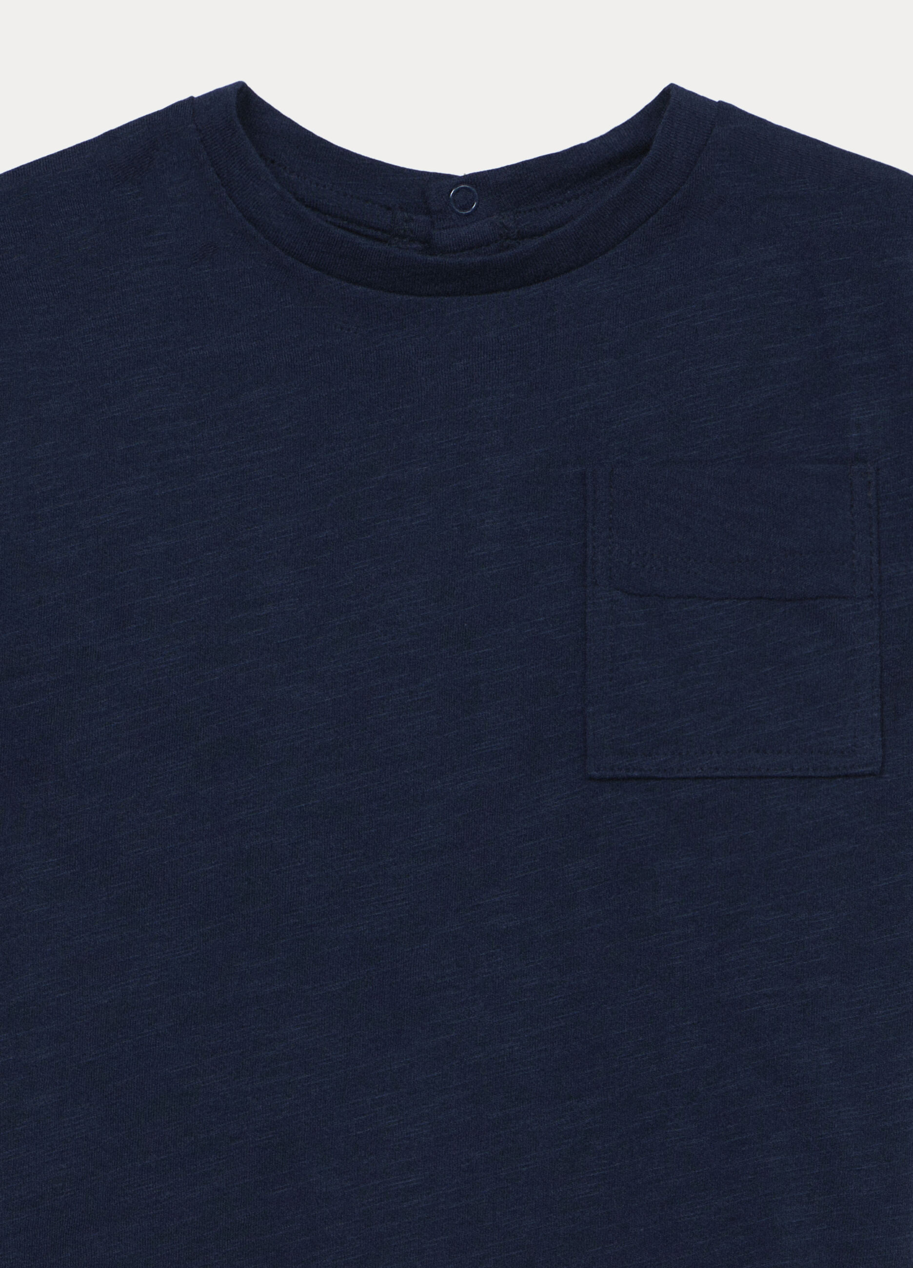 T-shirt in jersey slub di puro cotone bimbo_2
