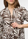 Camicia fit over con scollo a V in puro cotone voile donna_2