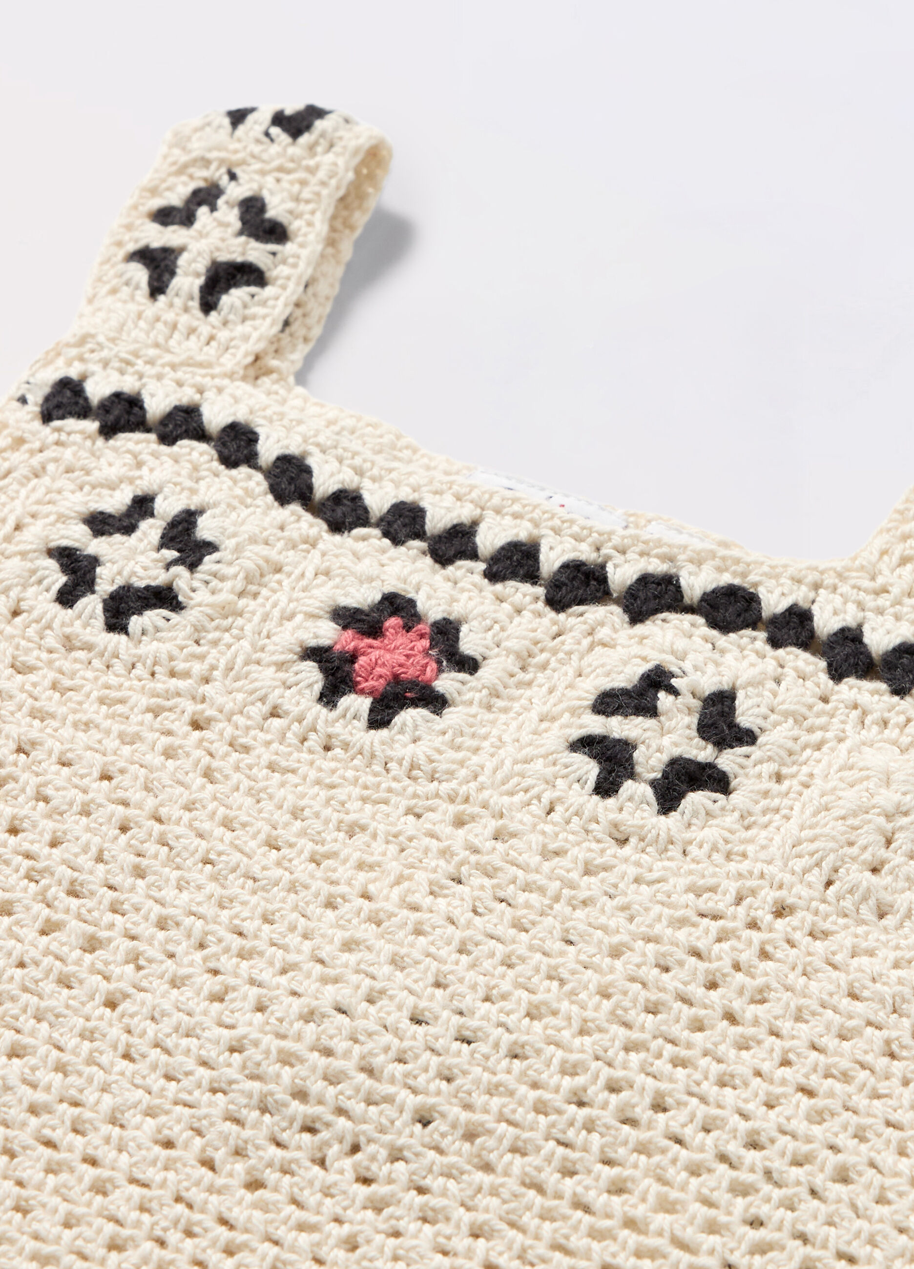 Canotta crochet in puro cotone neonata_1