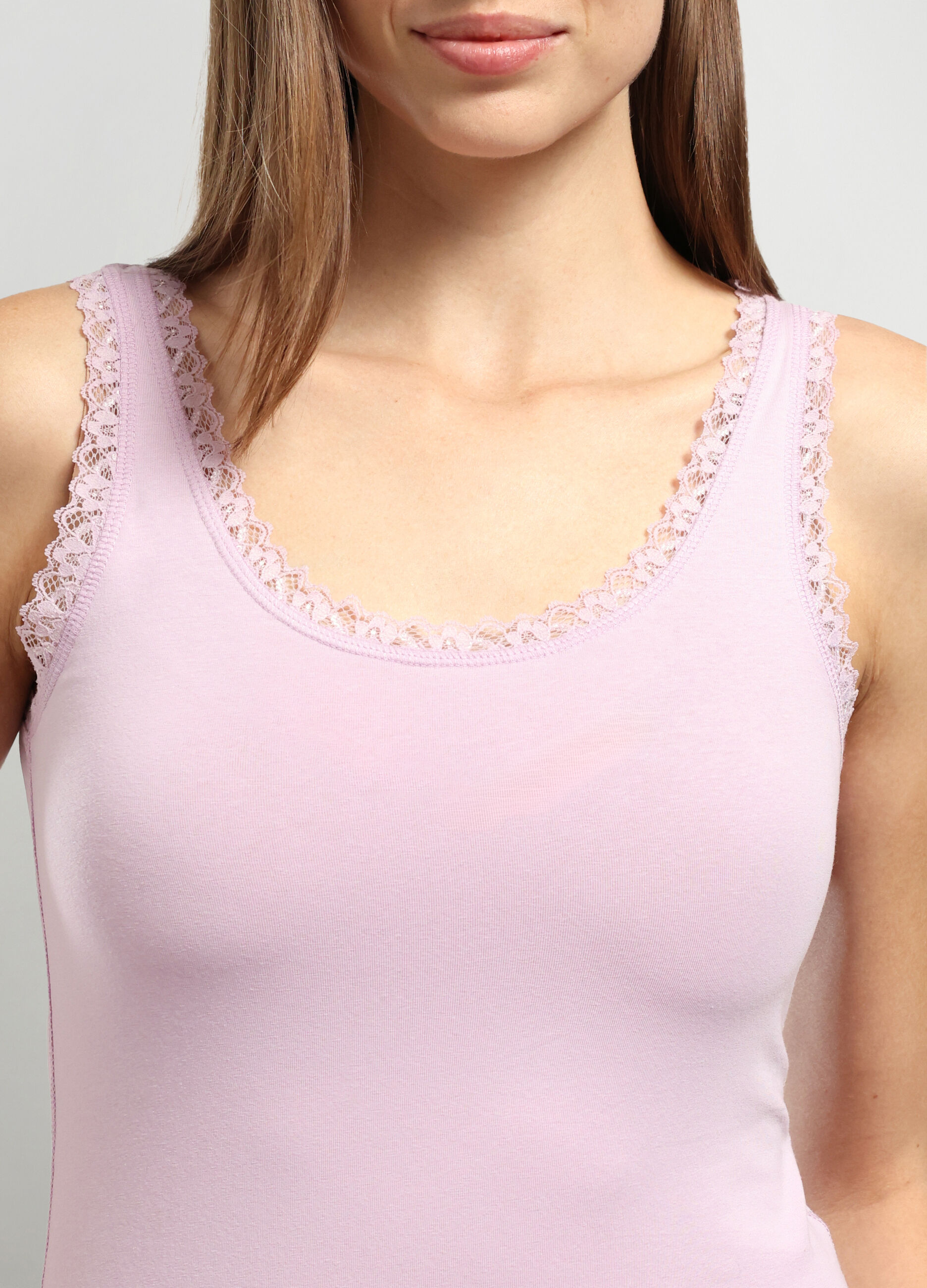 Canotta in cotone stretch donna_2