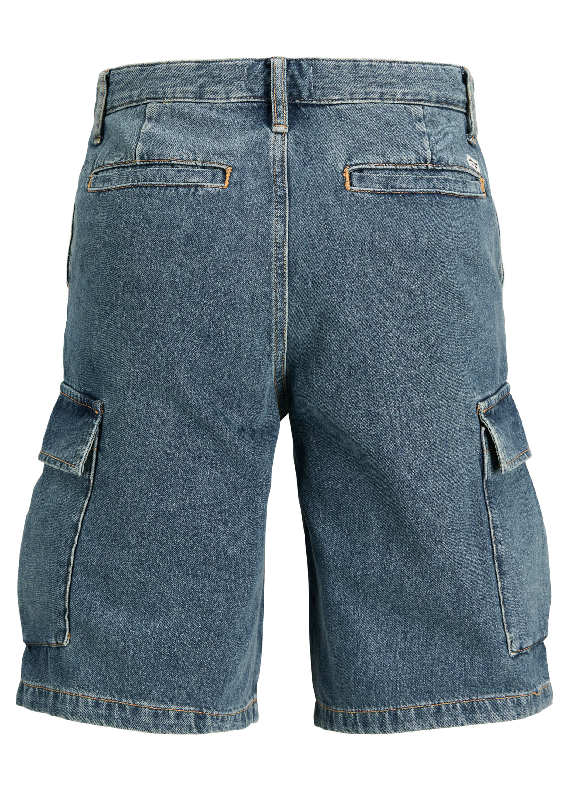 Bermuda cargo in denim uomo_0