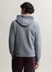 Felpa con zip e cappuccio in misto cotone uomo_1