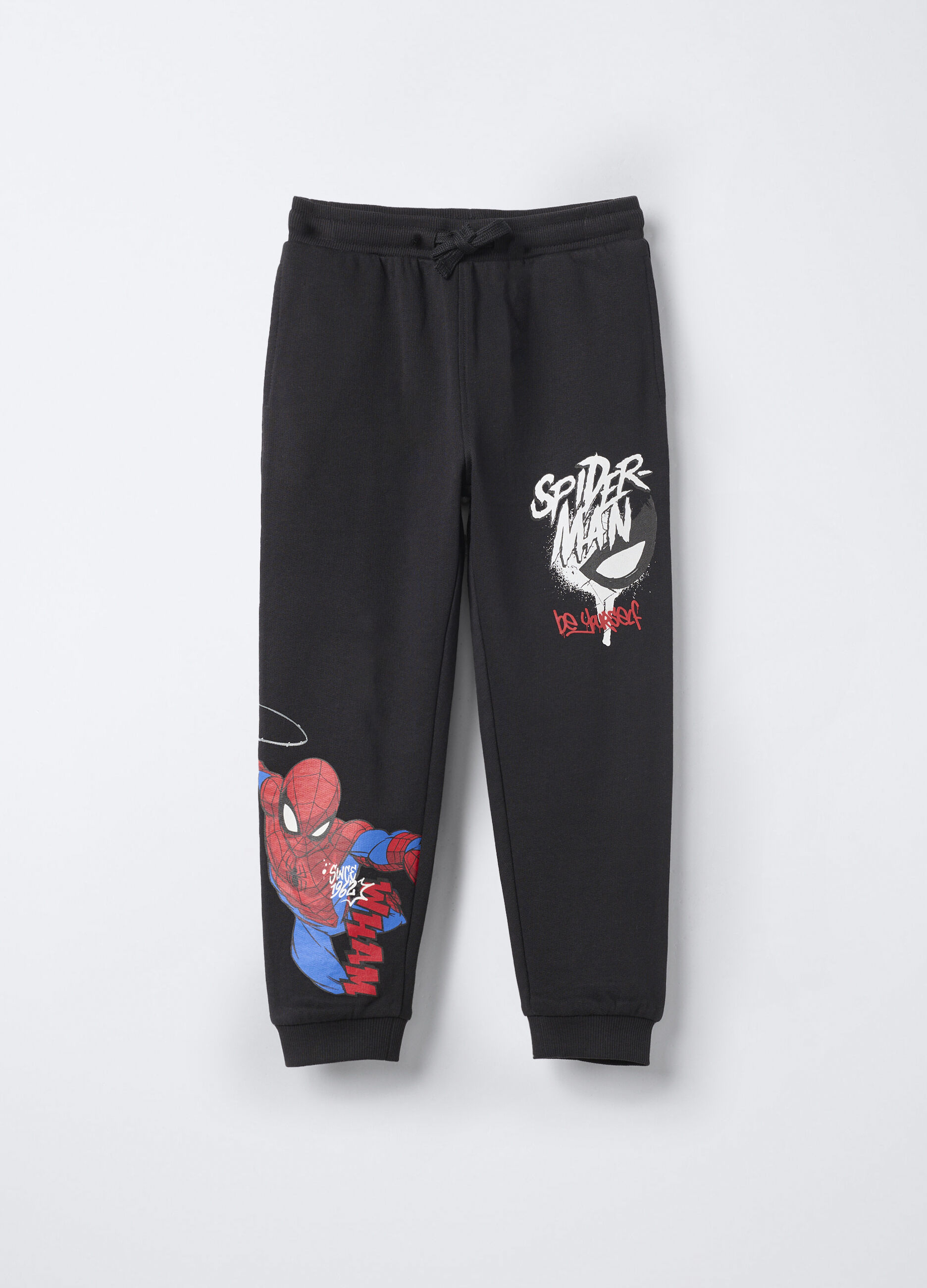Jogger in puro cotone garzato Fit Stright bambino_0