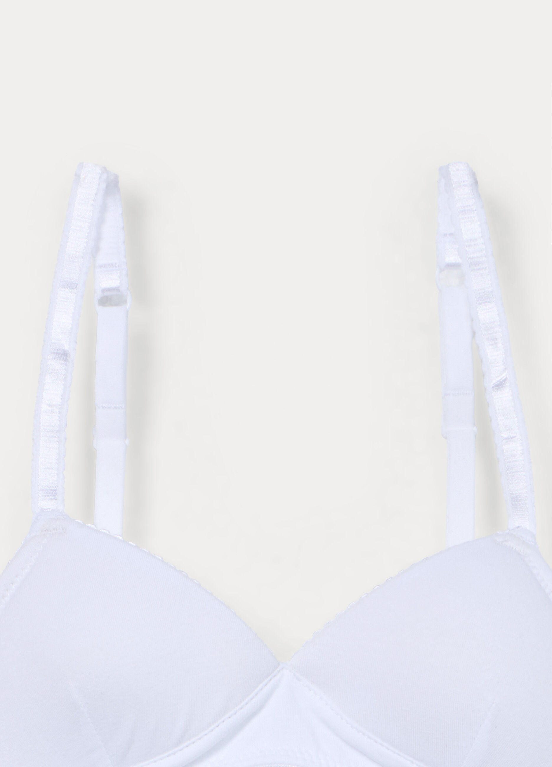 Reggiseno imbottito in jersey di cotone stretch ragazza_2