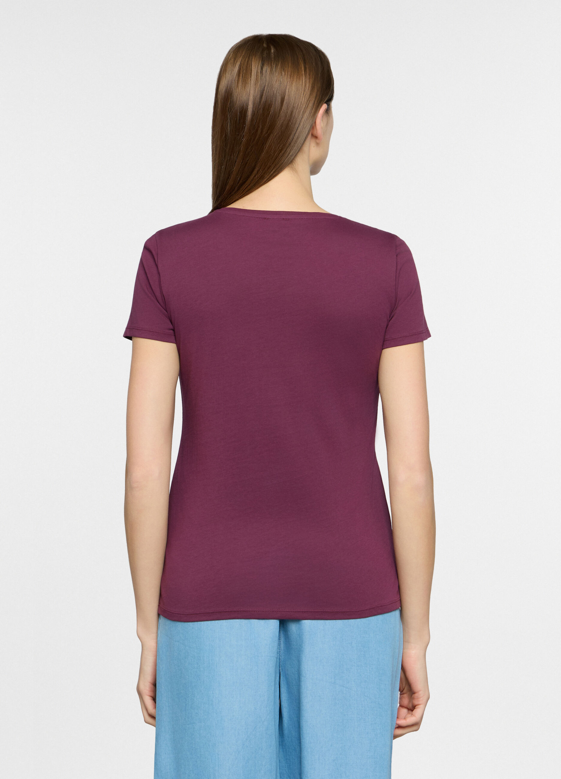 T-shirt girocollo donna _1