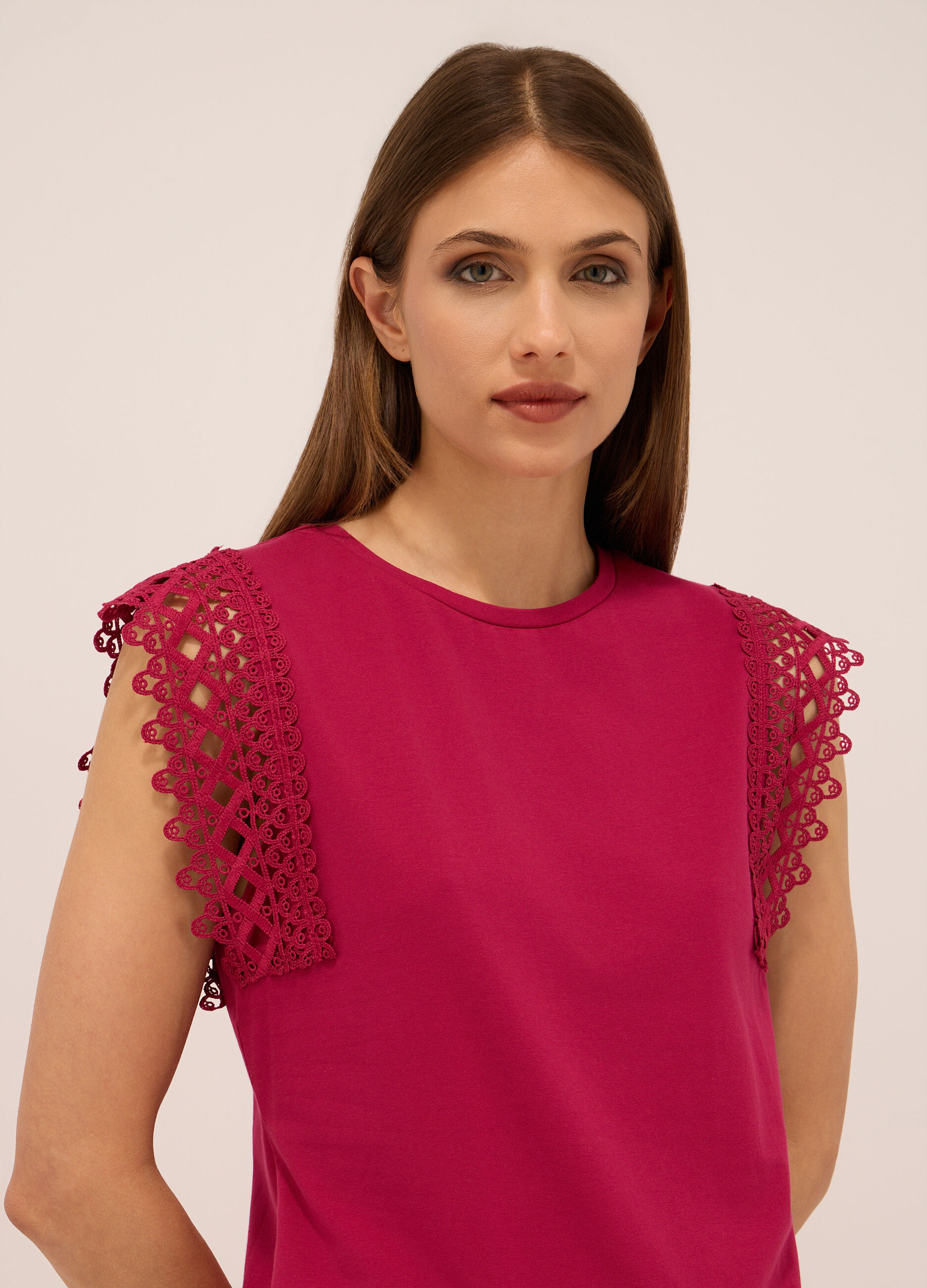Canotta in jersey di cotone stretch donna_2