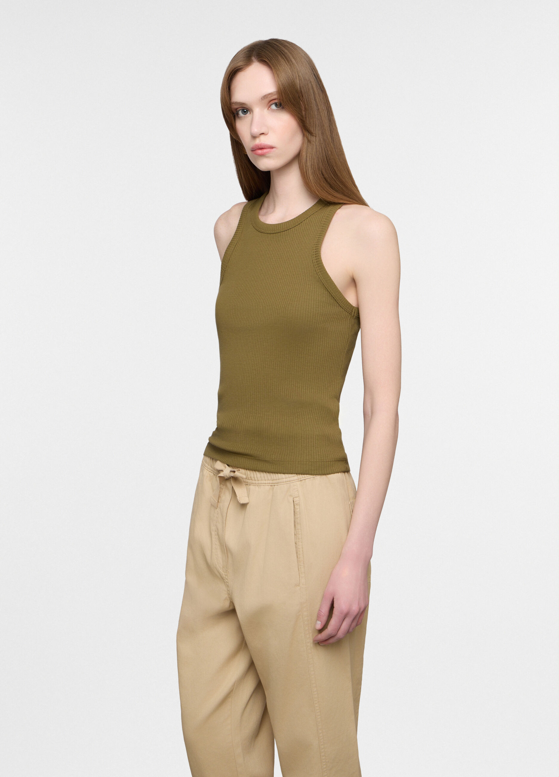 Canotta girocollo donna_0