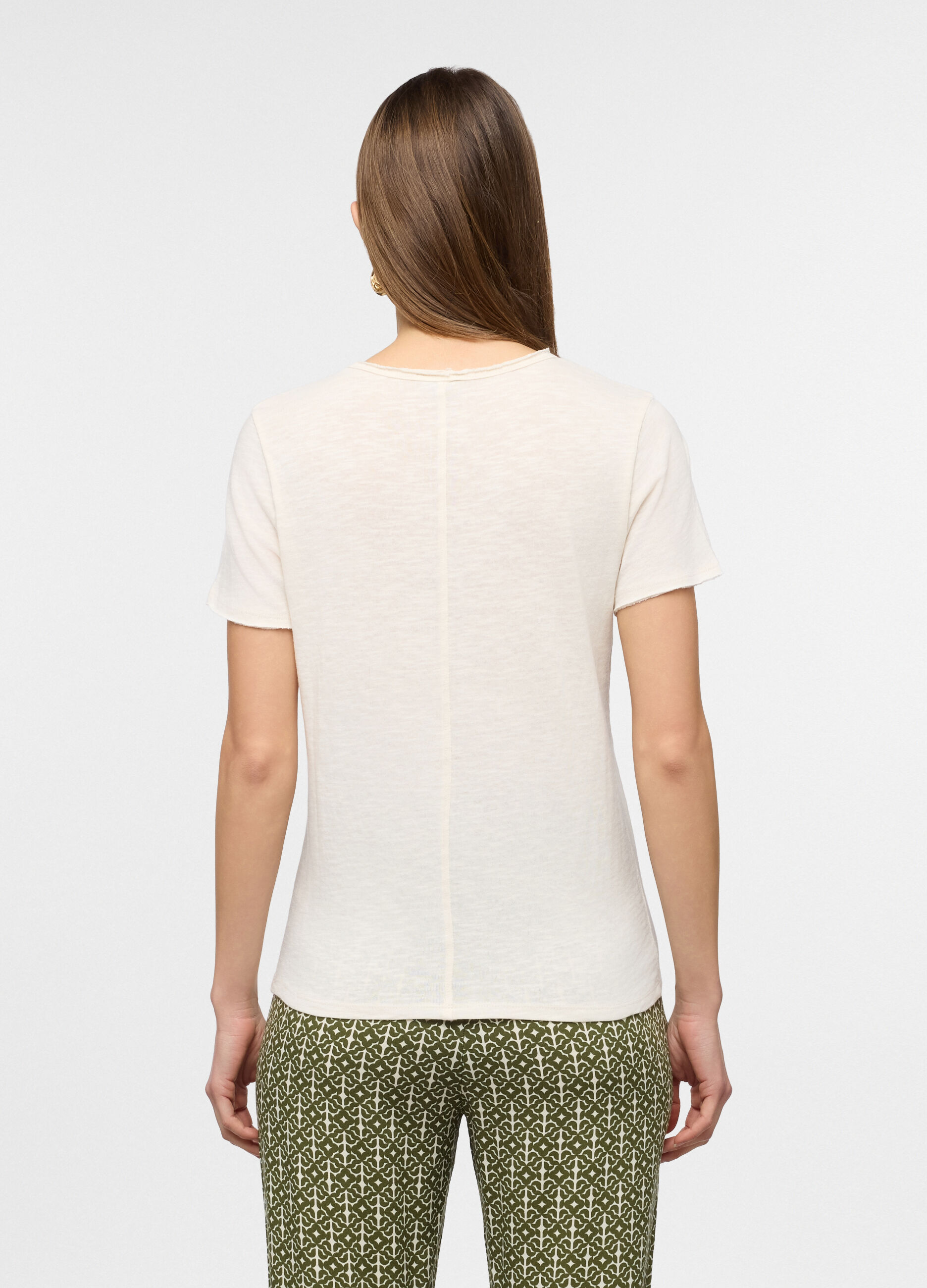 T-shirt girocollo donna_1