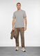 Jogger con cr&ecirc;te in interlock uomo_0