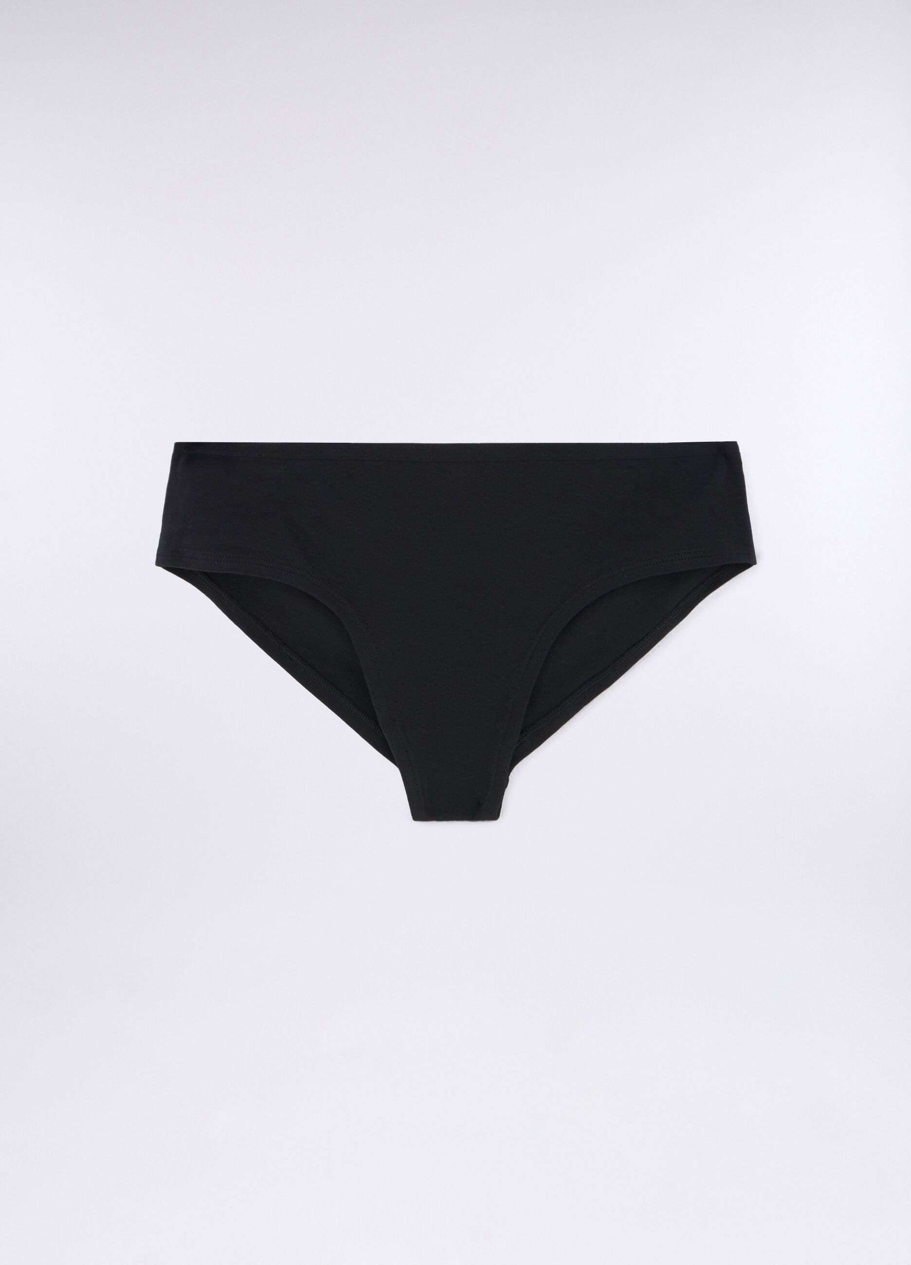 Pack 2 slip a vita alta in jersey di cotone stretch donna_0