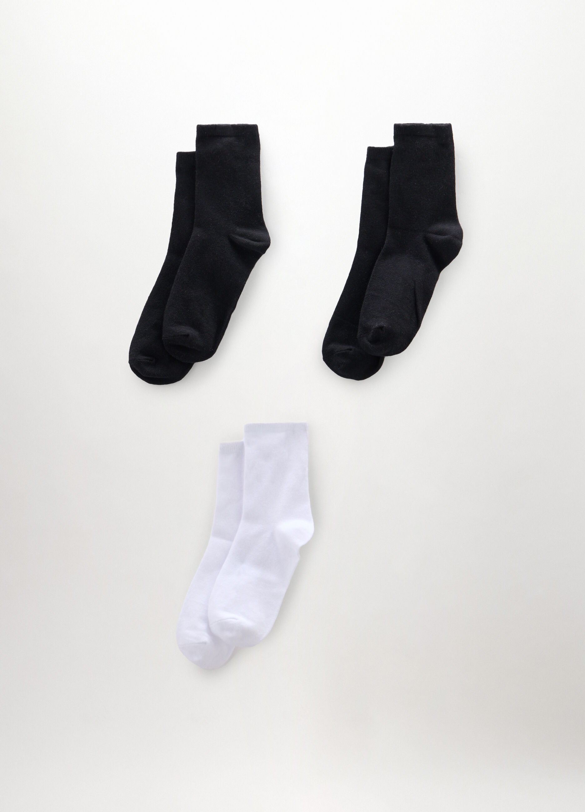 Pack 3 calze corte misto cotone donna_0