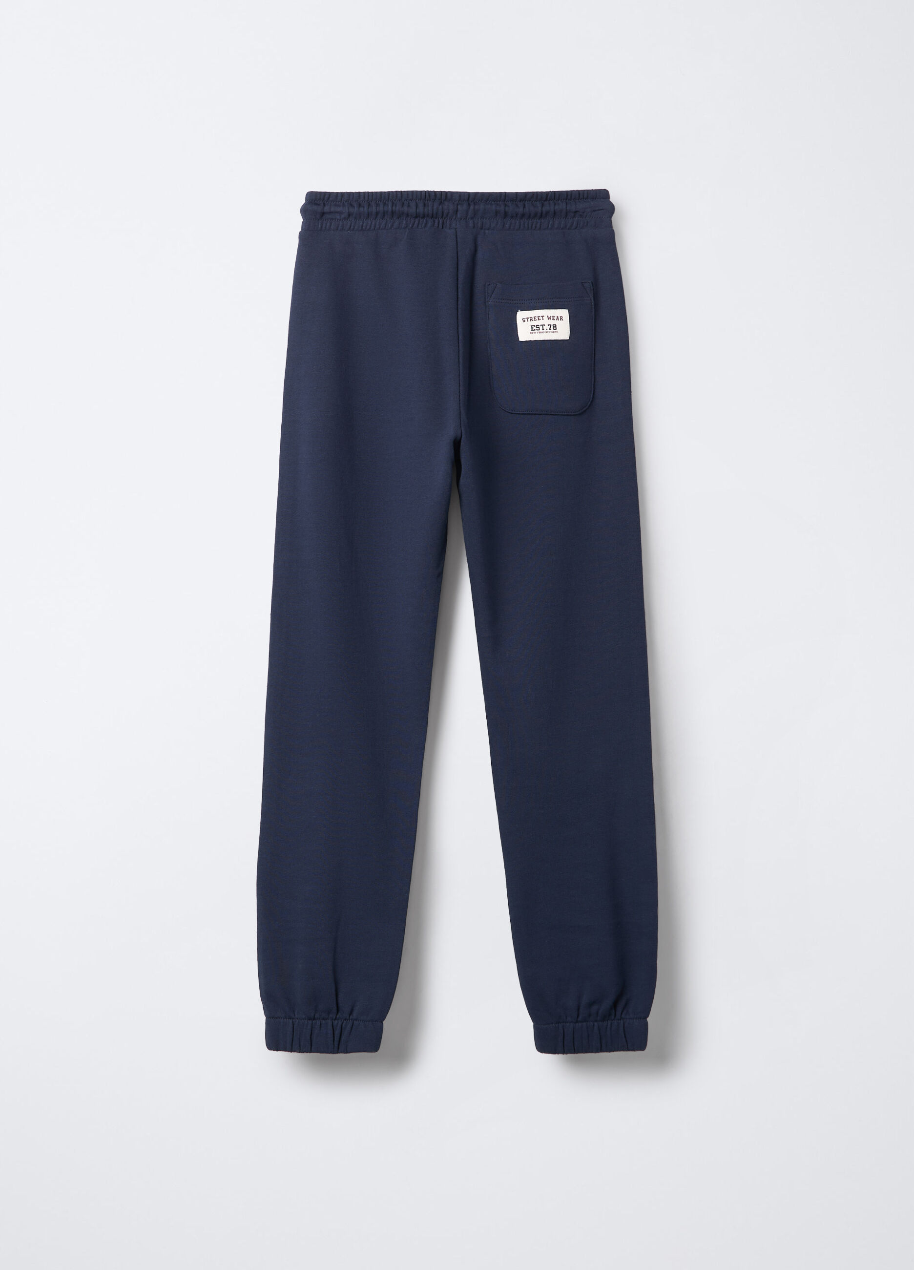 Jogger in puro cotone garzato Fit Regular ragazzo_1