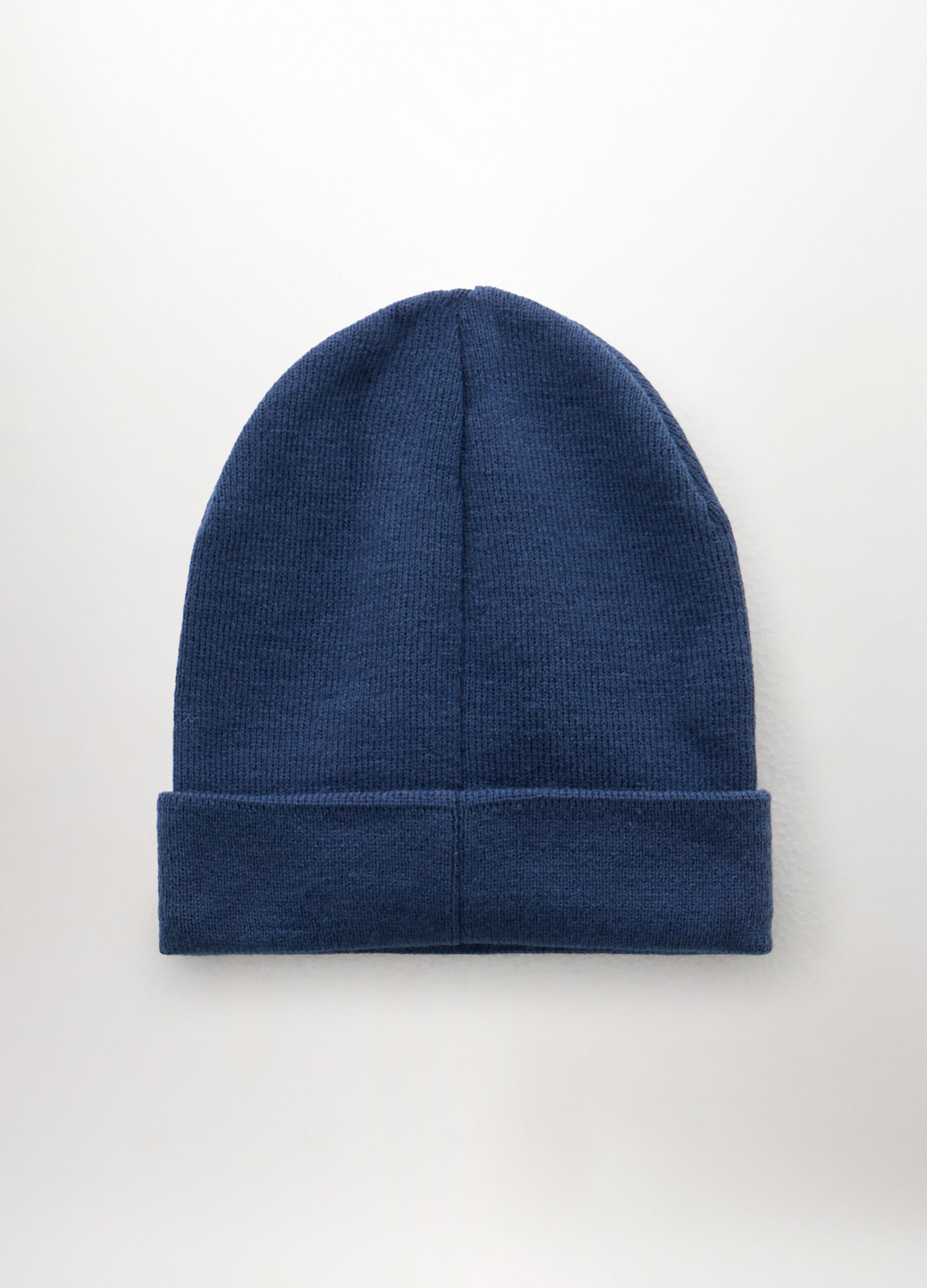 Berretto in maglia con risvolto uomo_1