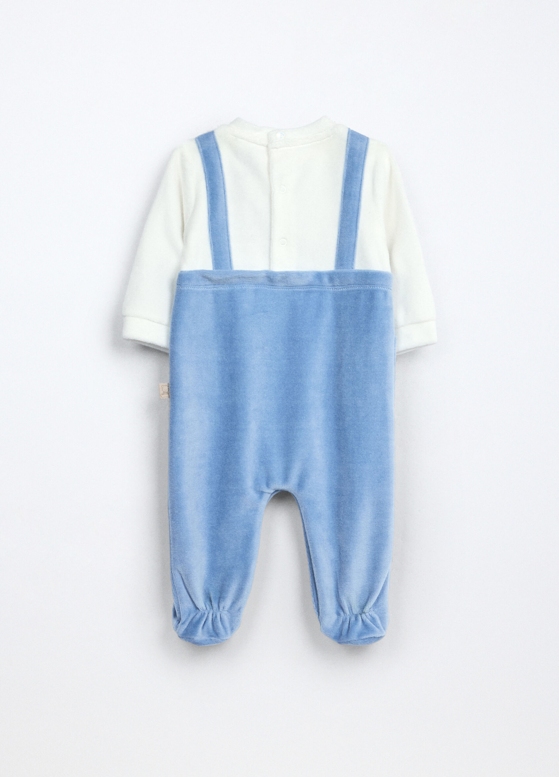 Tutina velour misto cotone neonato_1