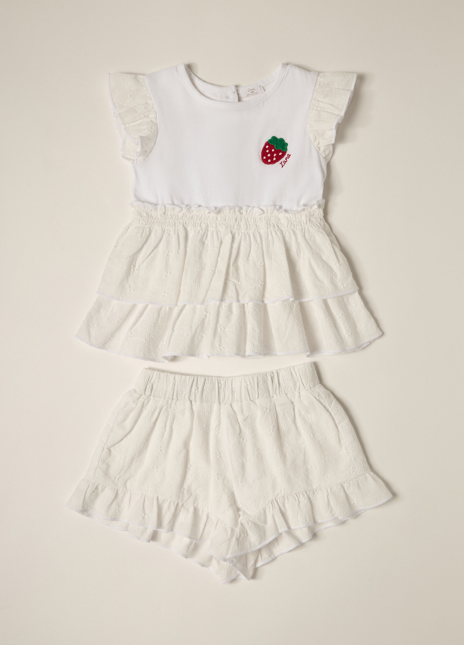 Jogging set in puro cotone IANA neonata_0