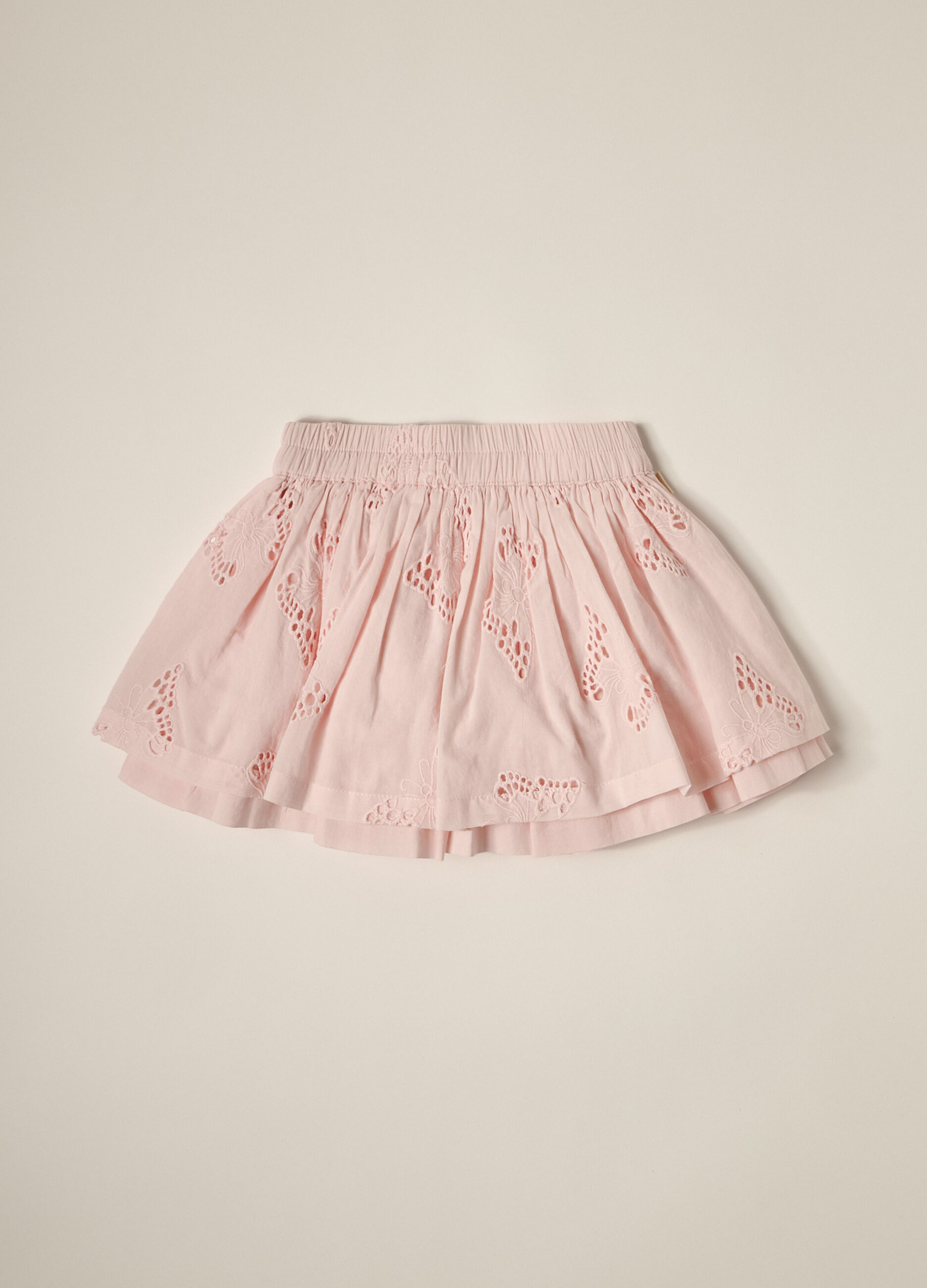 Gonna in puro cotone Sangallo IANA neonata_0