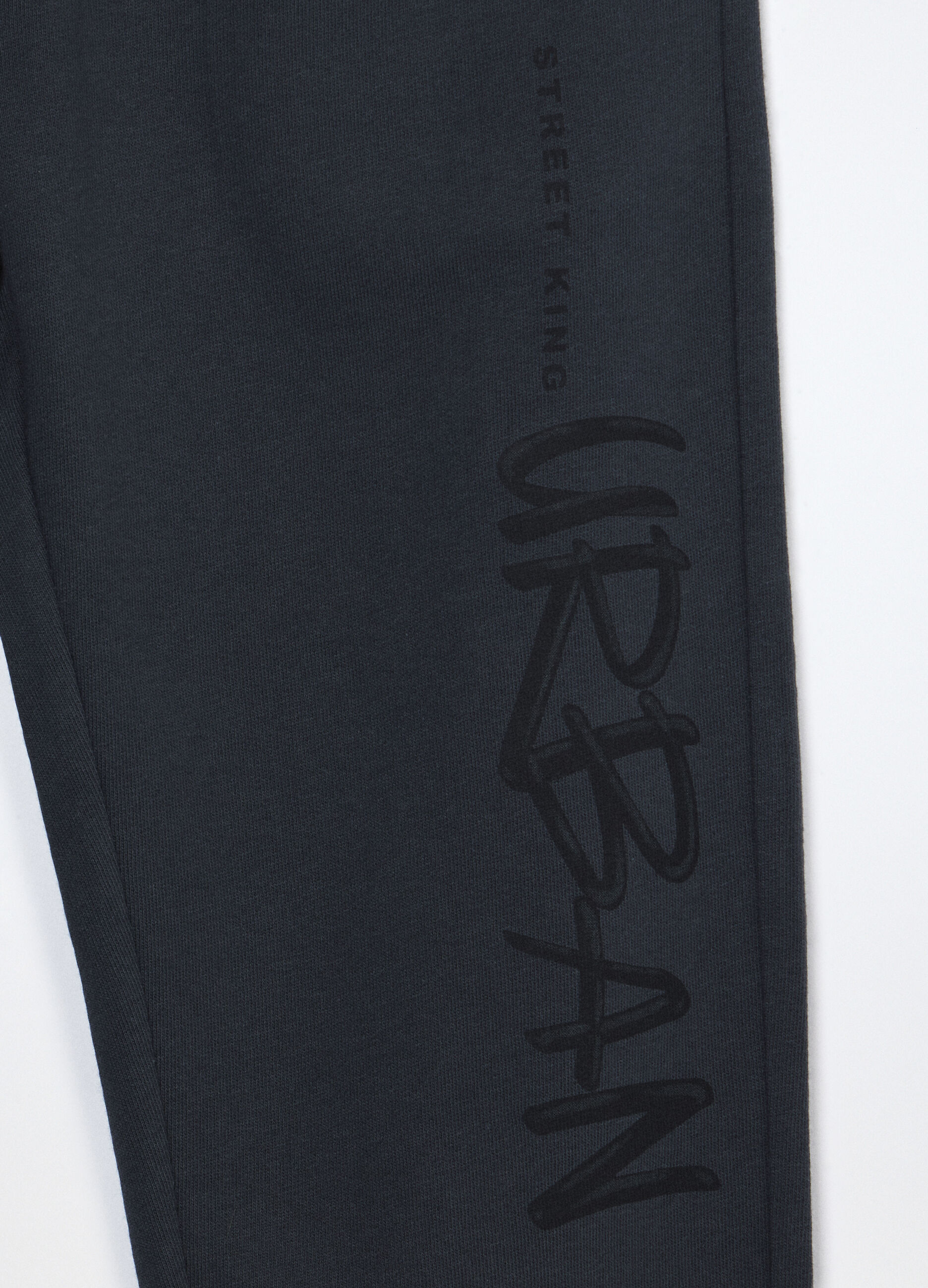 Jogger cargo in french terry di puro cotone ragazzo_2