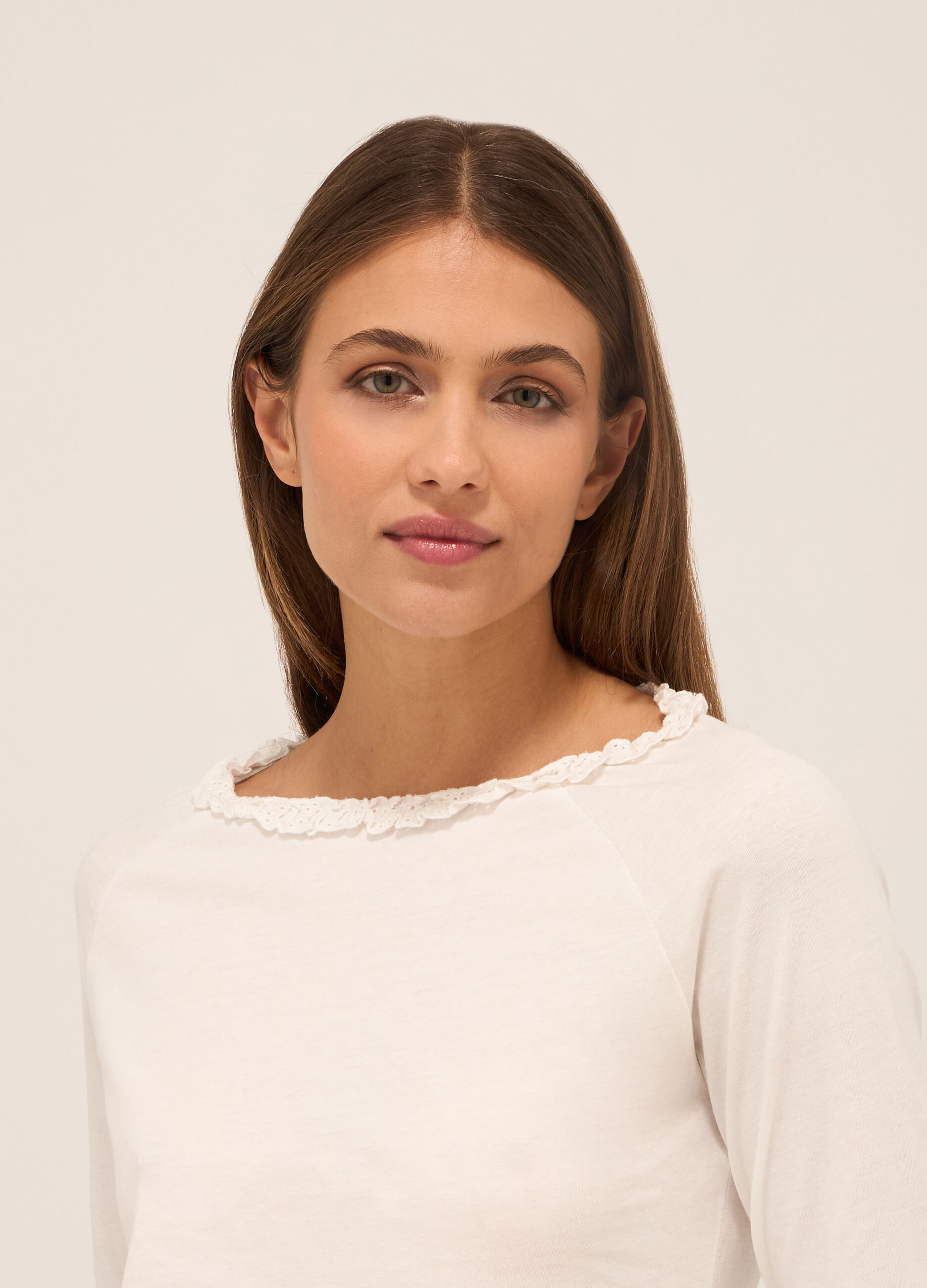 T-shirt in puro cotone donna_2