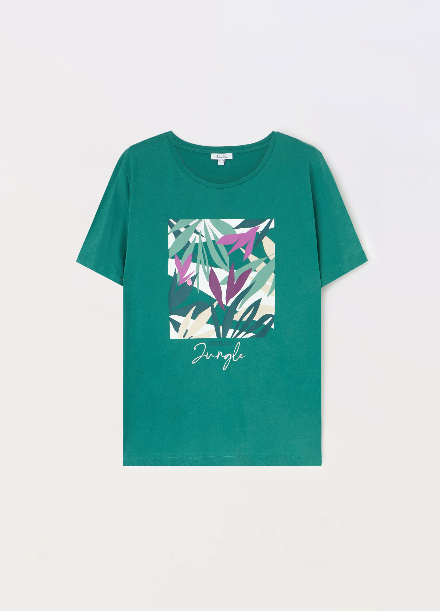 T-shirt in jersey di puro cotone donna curvy_0