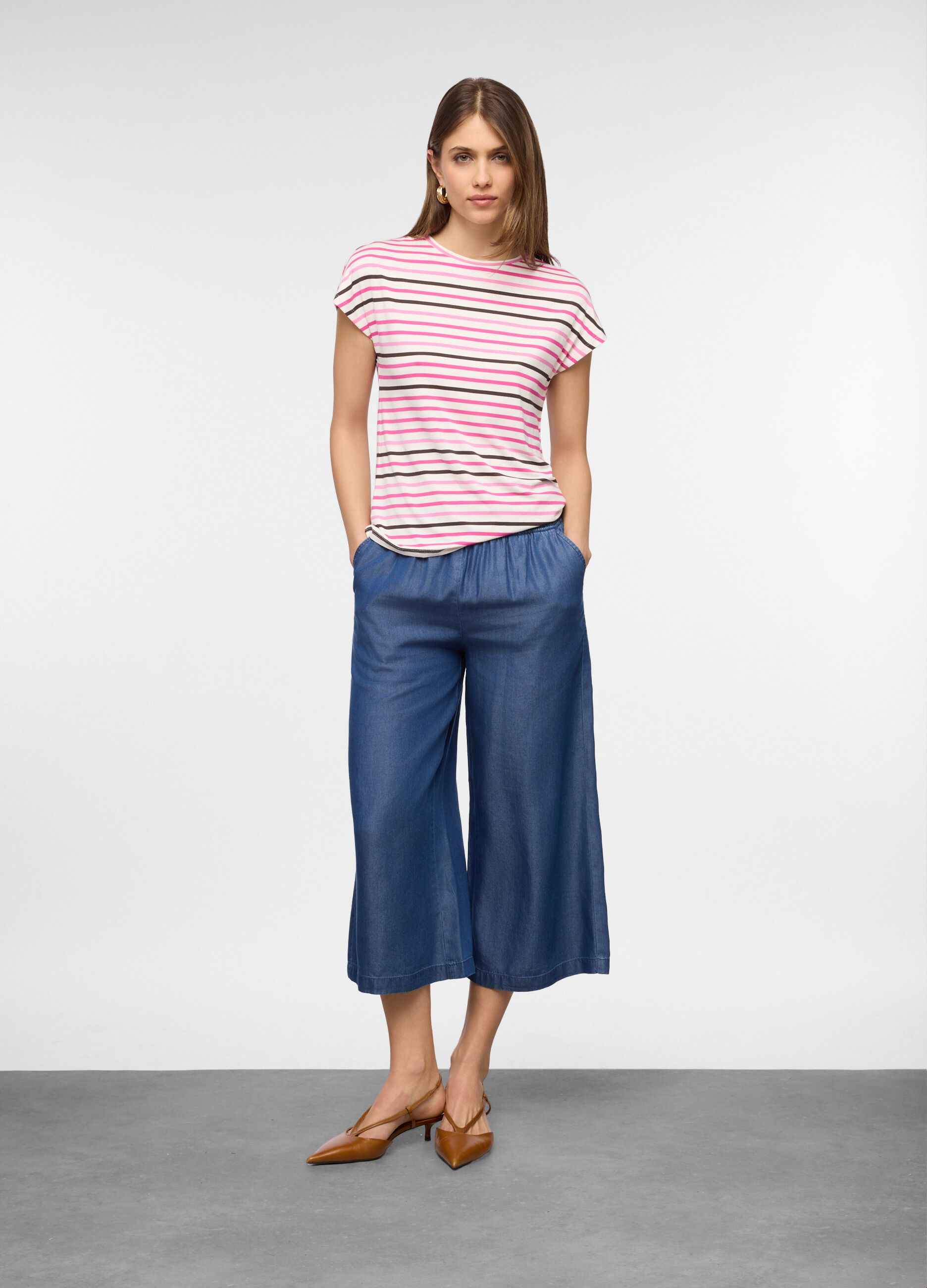 Jeans fit wide in lyocell donna_0