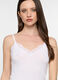 Canotta intima con scollo a V stretch donna_2