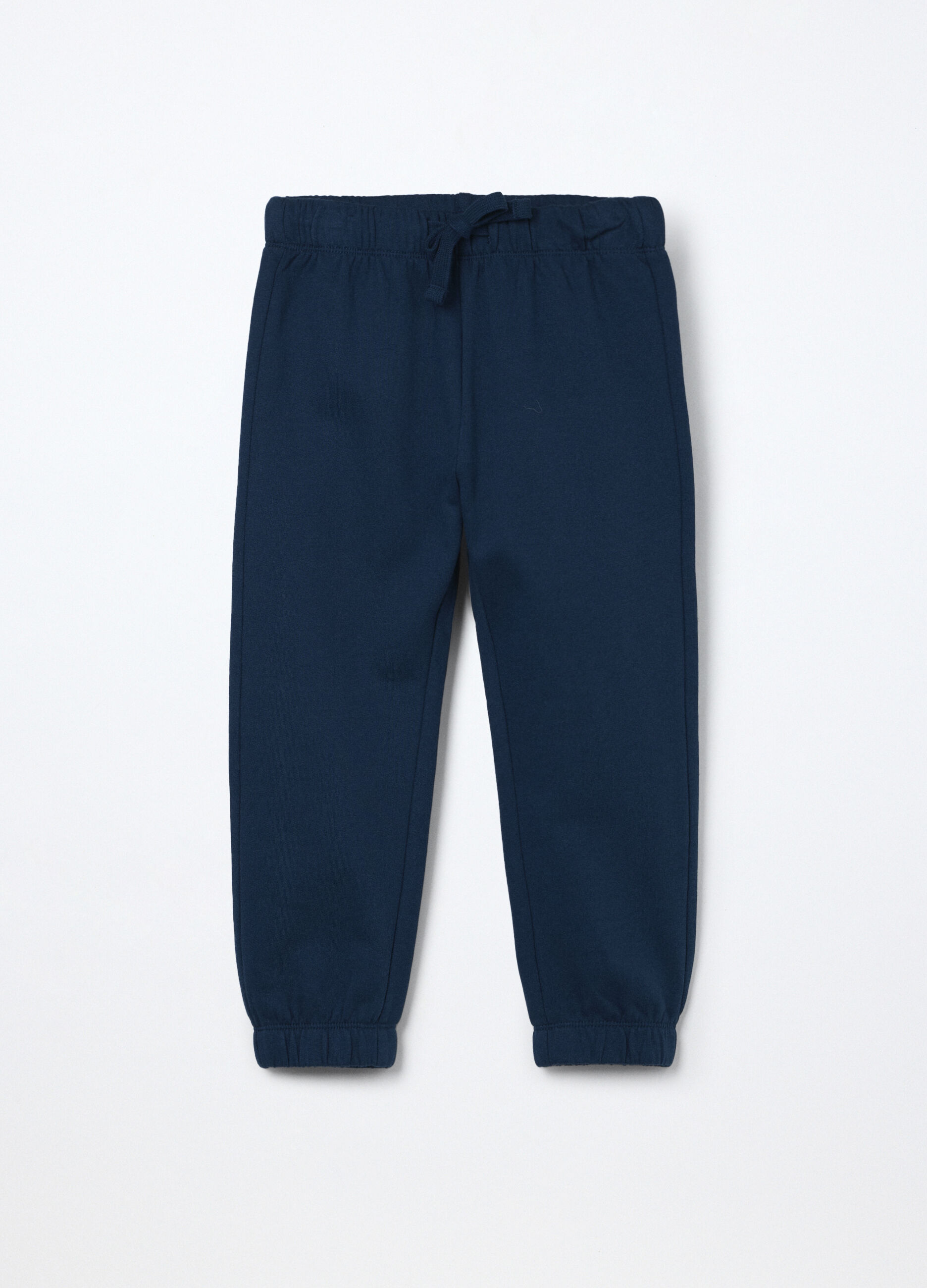 Jogger in puro cotone fleece bambino_0