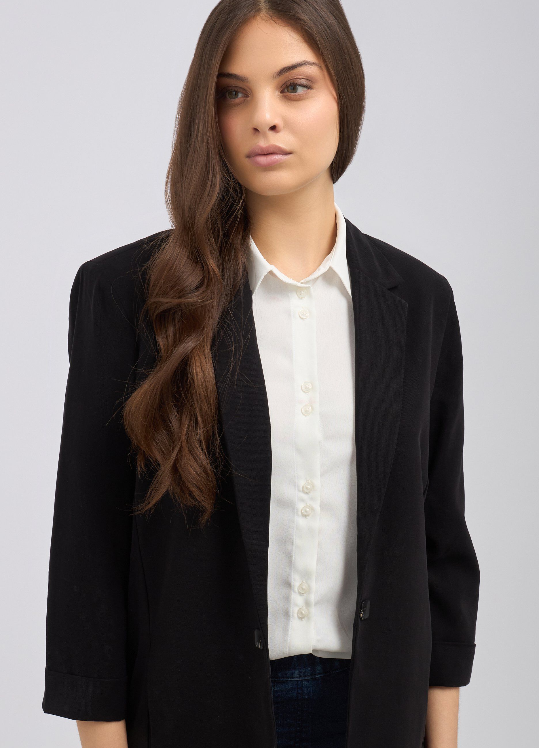 Blazer con manica a 3/4 donna_2