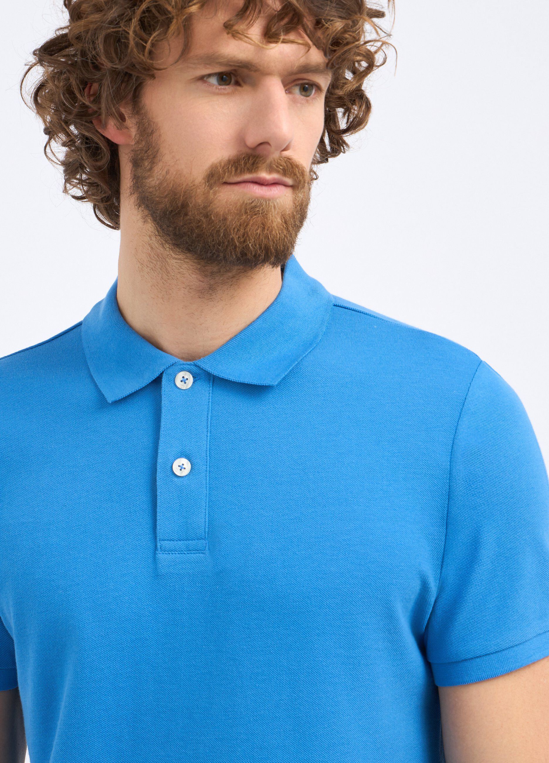 Polo in puro cotone piquet uomo_2