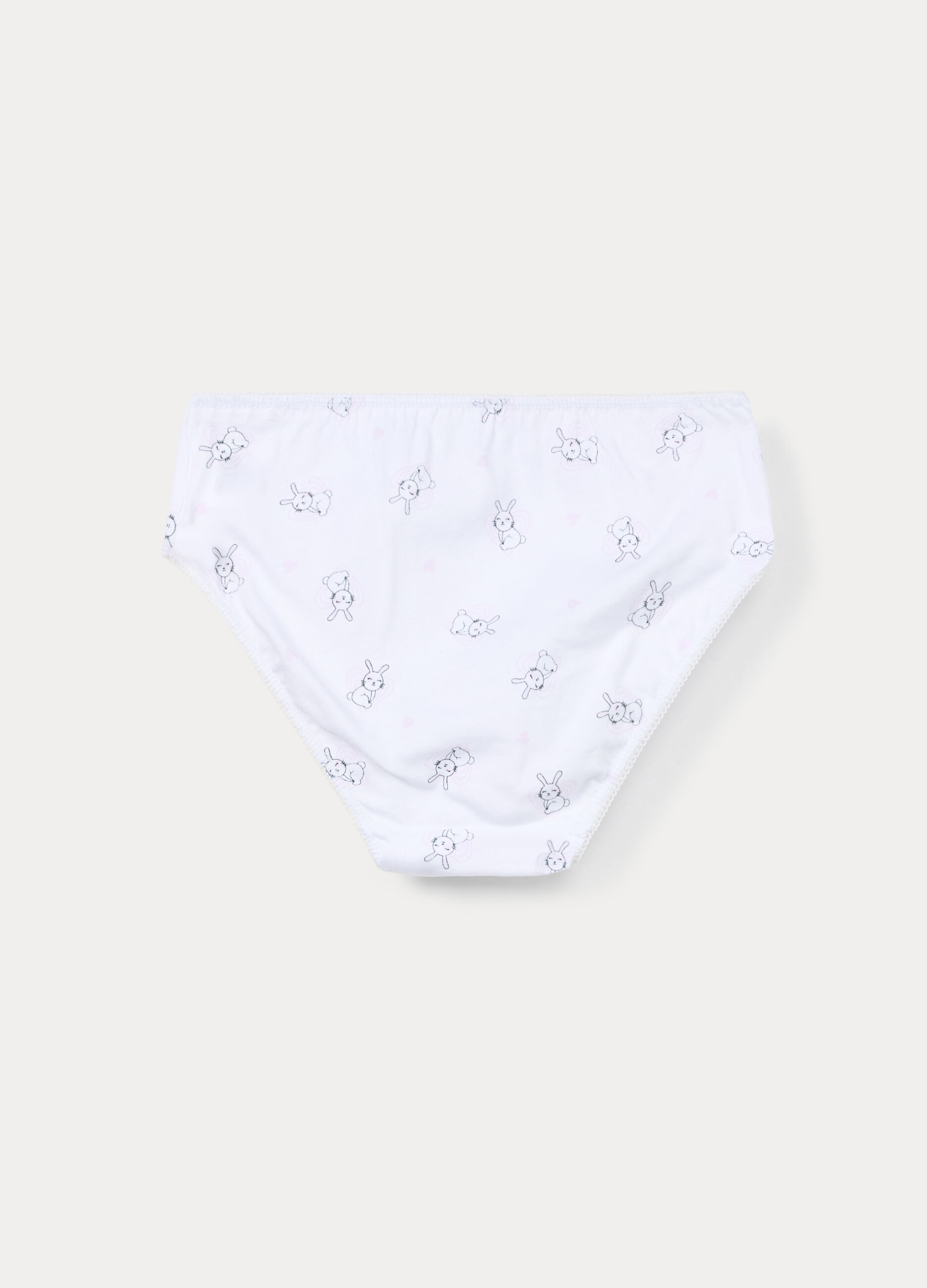 Pack 5 slip in jersey di puro cotone bambina_2