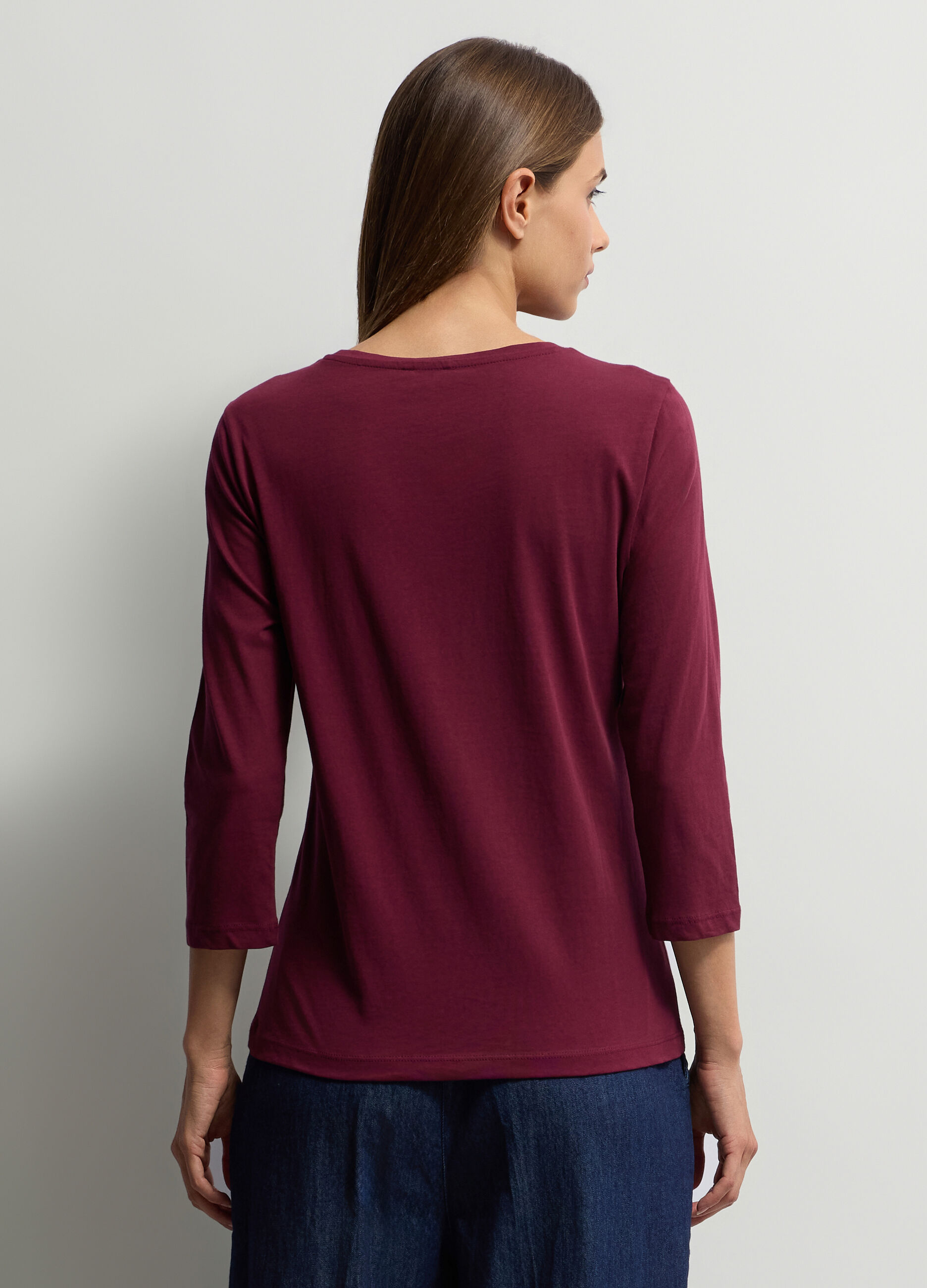 T-shirt girocollo donna_1