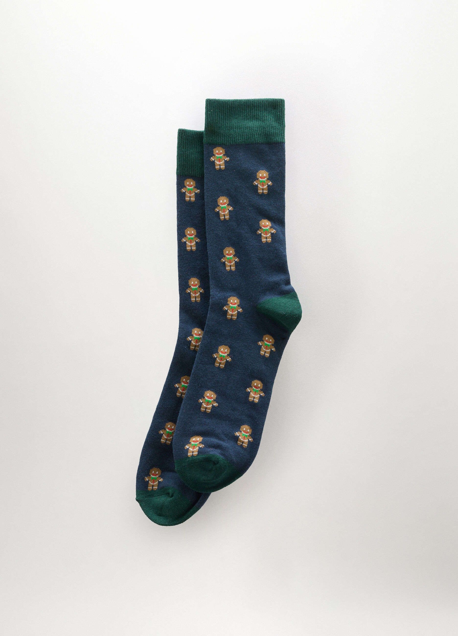 Calze corte in cotone stretch a fantasia uomo_0