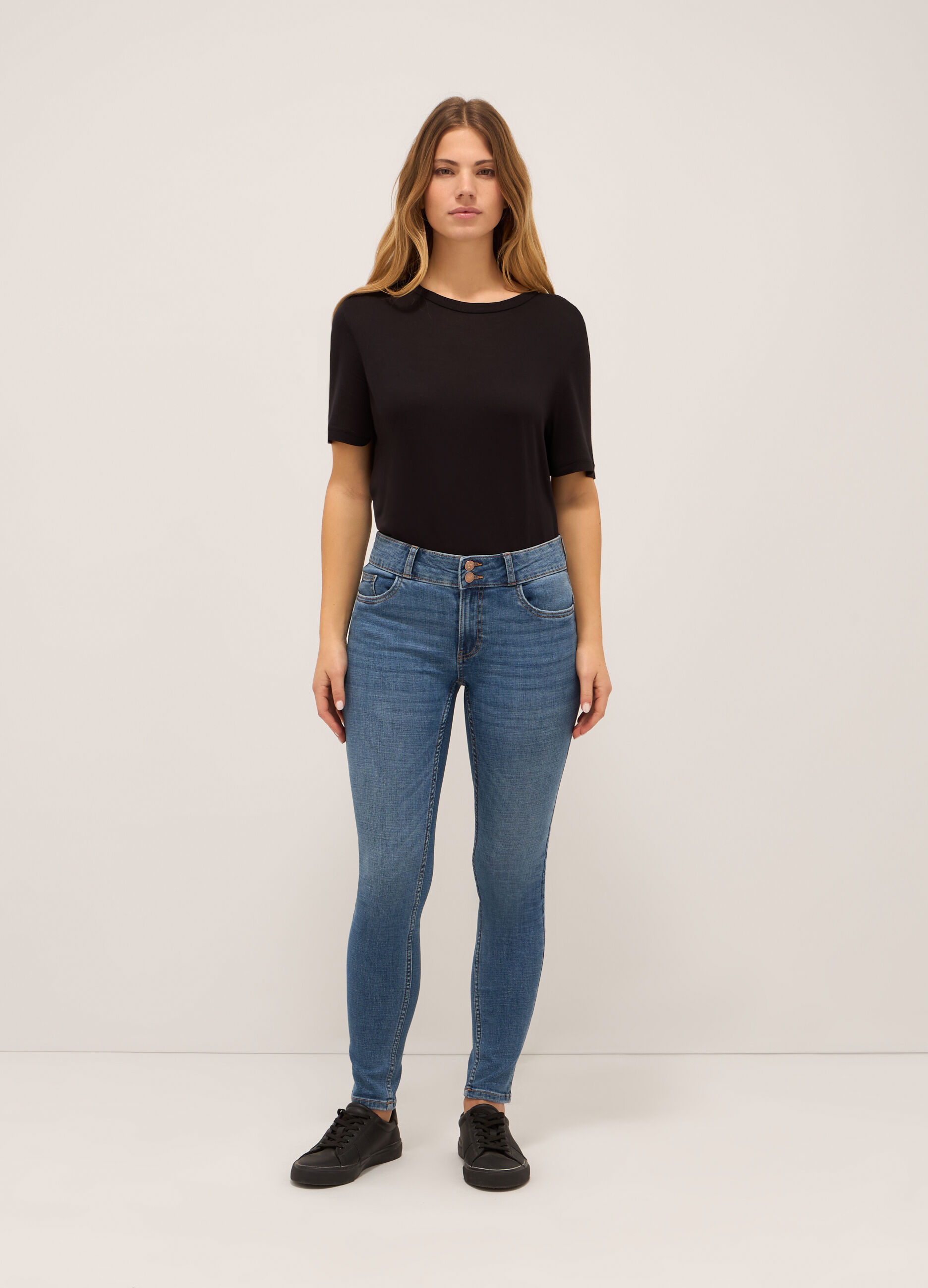 Treggings stretch denim donna_0