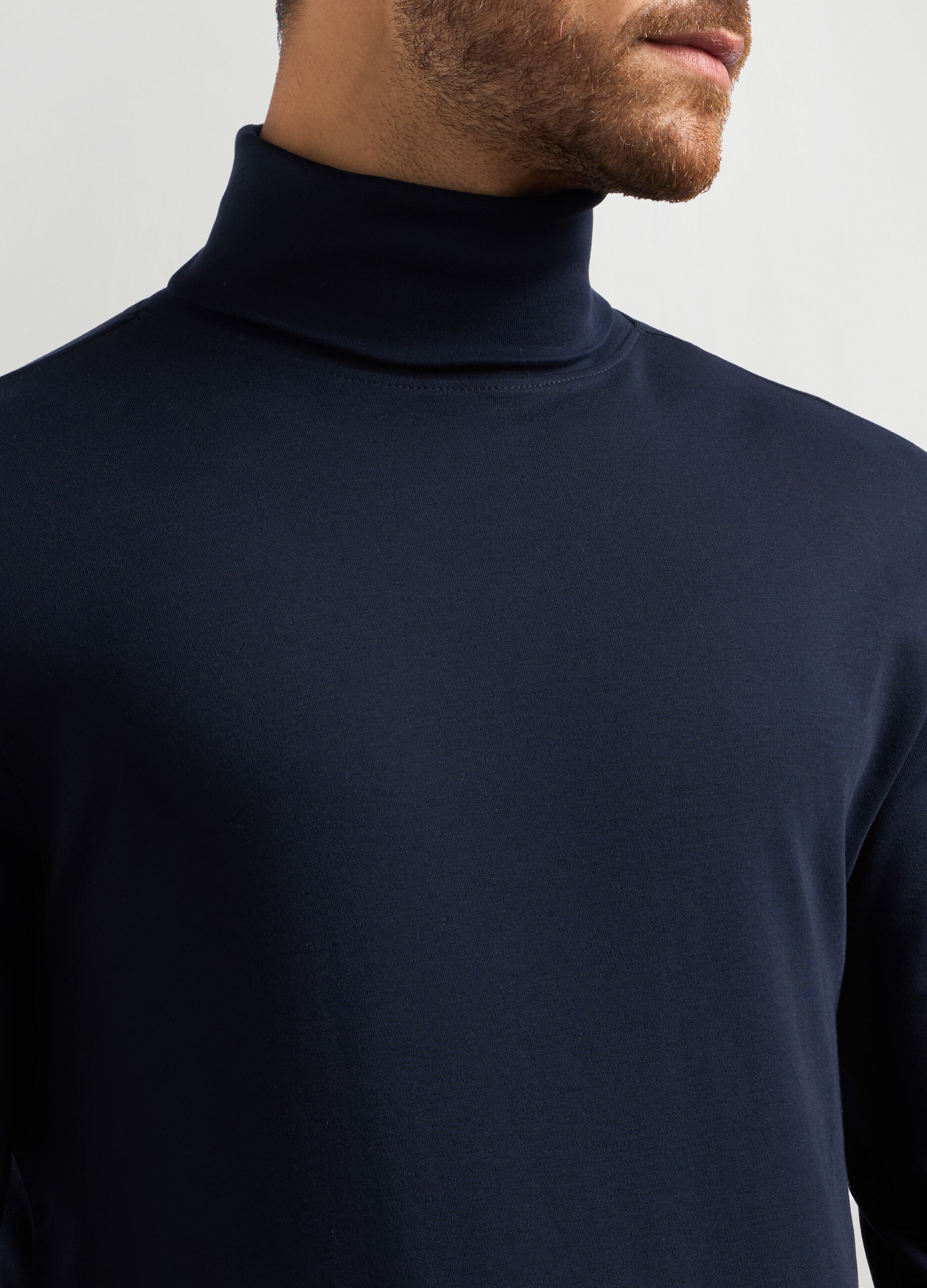 Dolcevita in puro cotone uomo_2