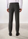 Pantalone slim con micromotivo uomo_1