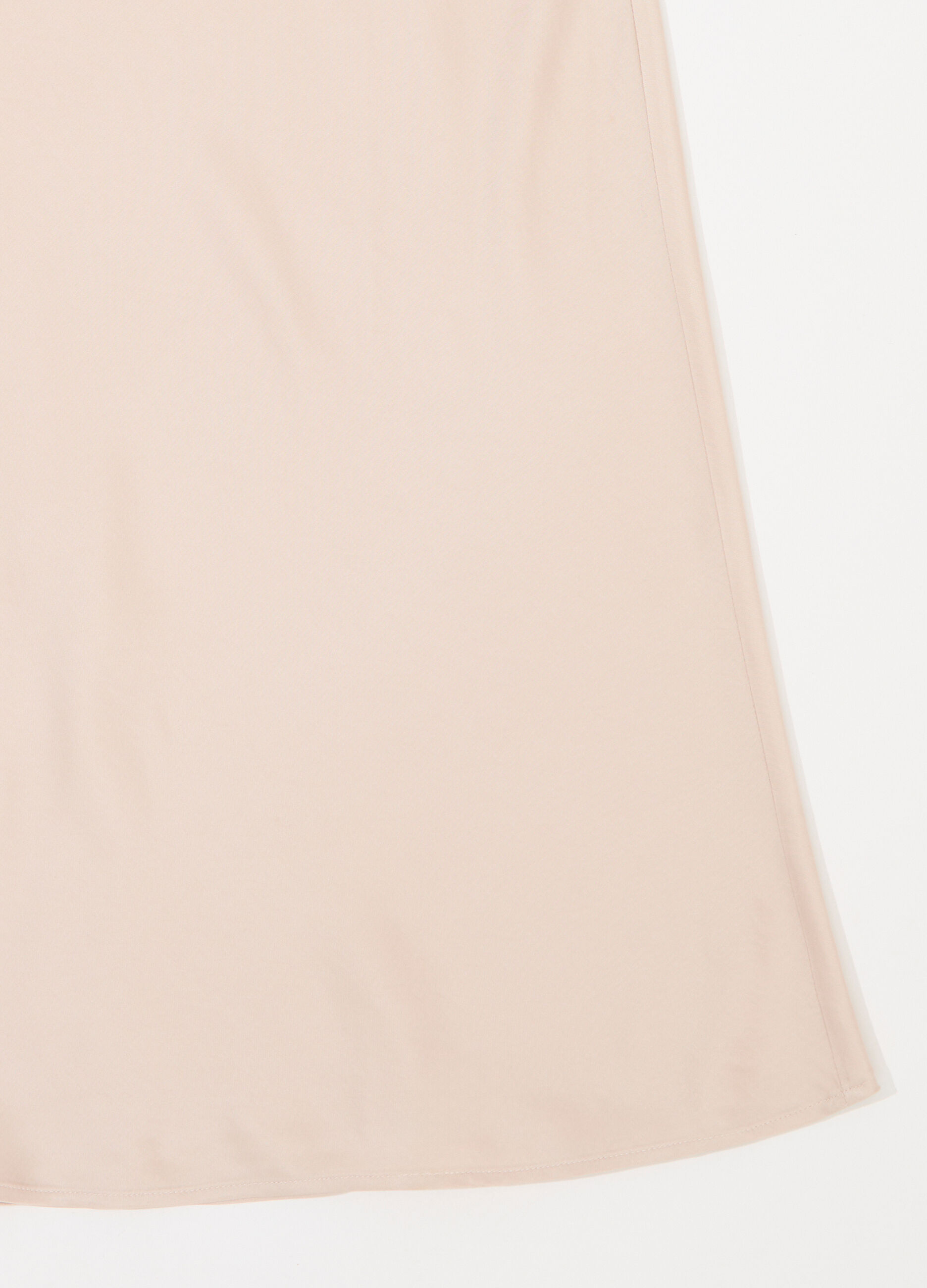 Gonna a tubino lunga in viscosa satin donna_6