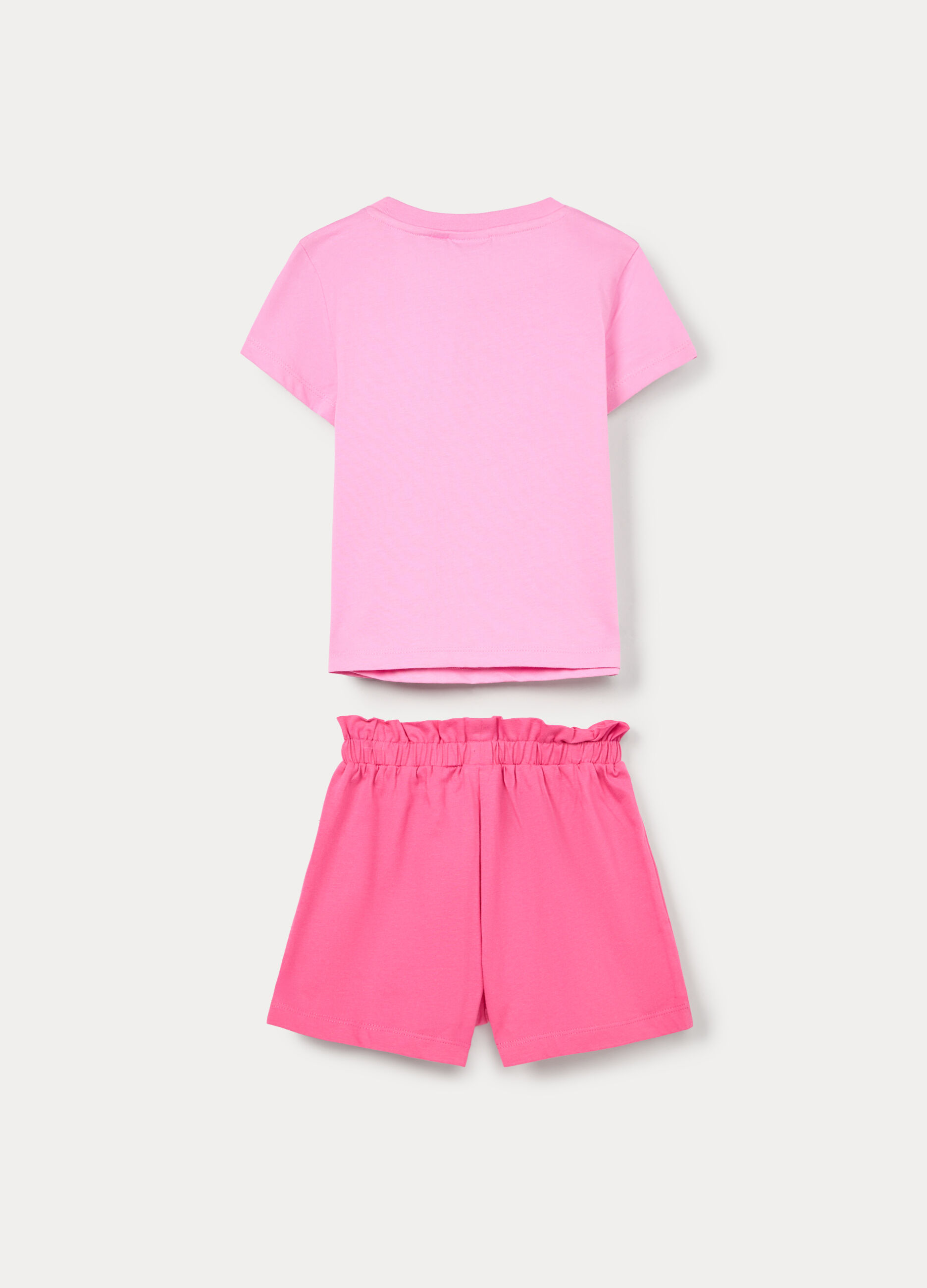 Jogging set in jersey di puro cotone bambina_1