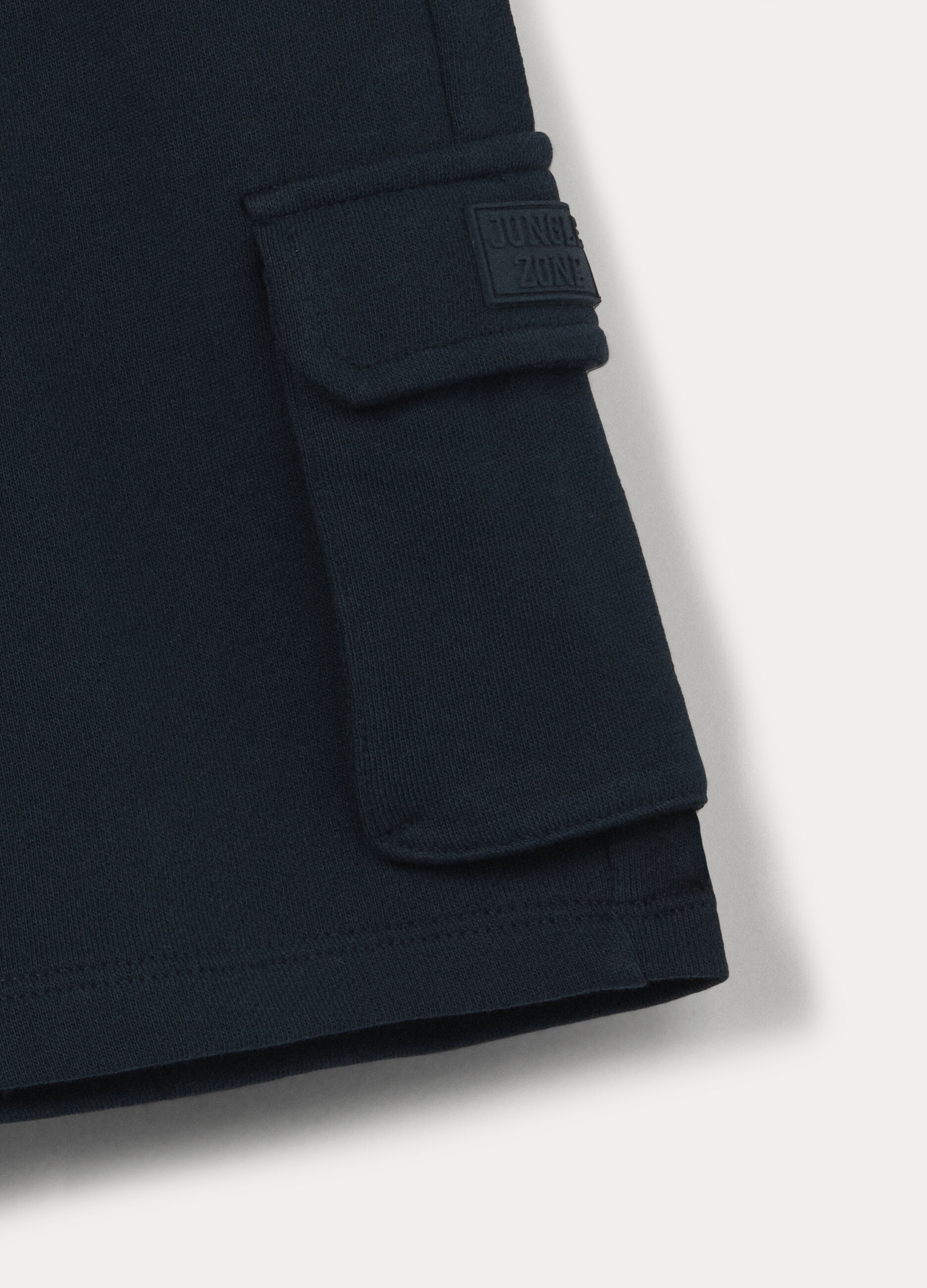 Shorts cargo in french terry di puro cotone bambino_2