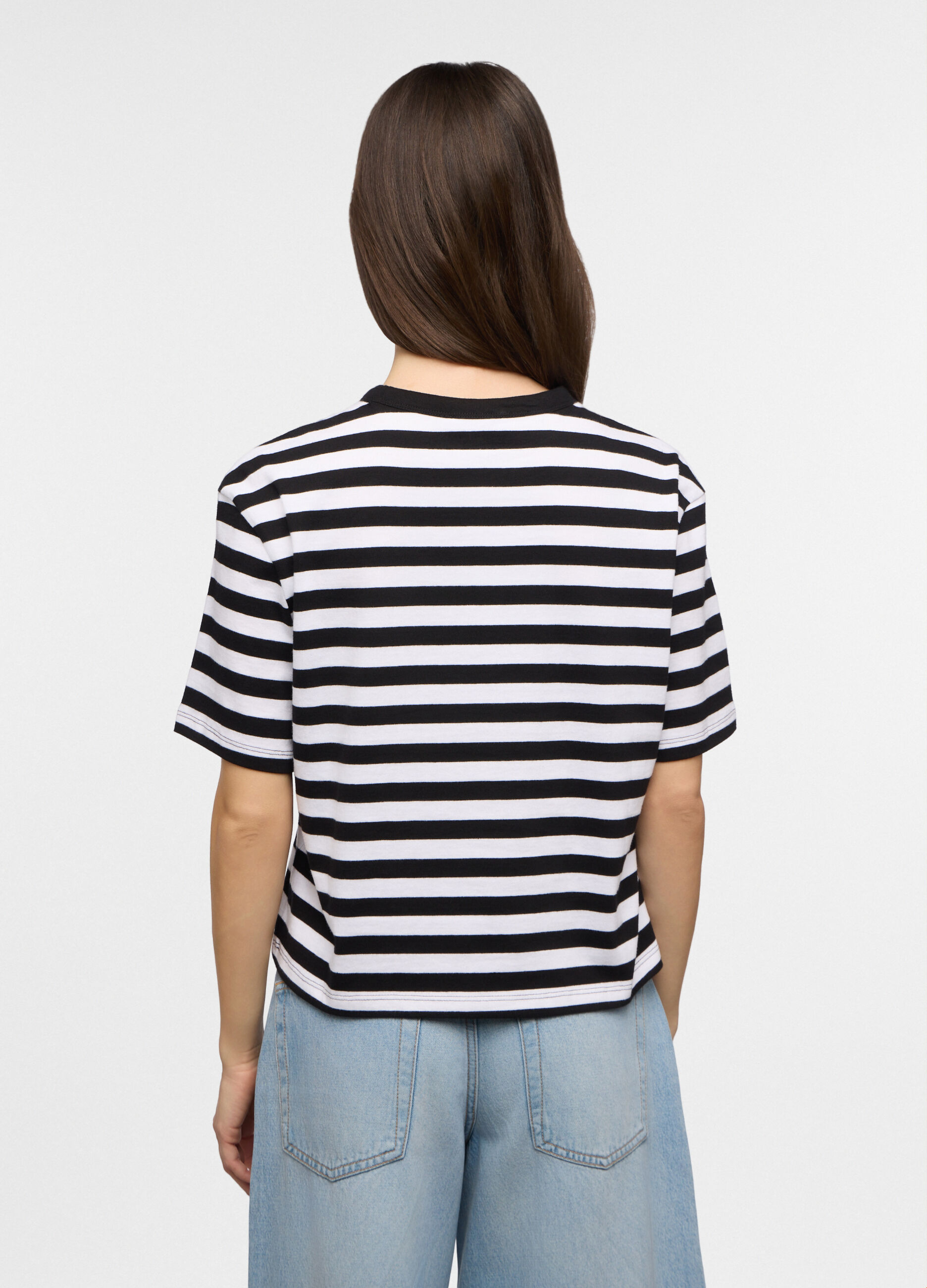 T-shirt girocollo donna_1