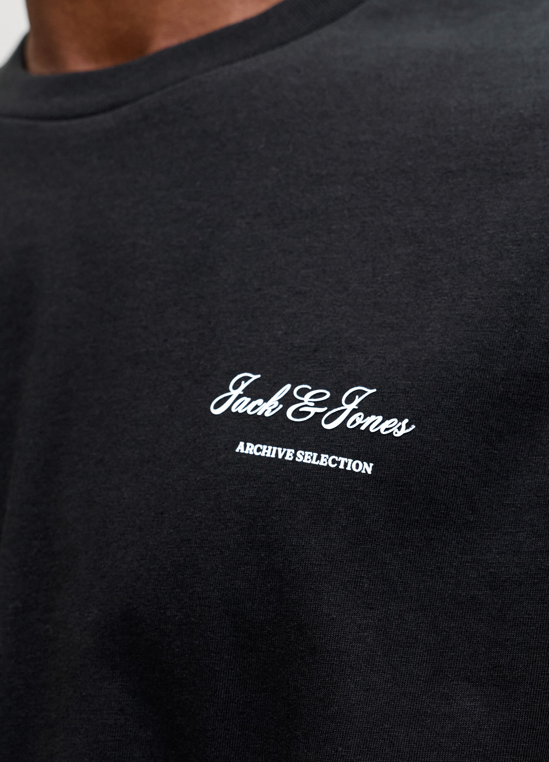 T-shirt loose fit con scritta uomo_5