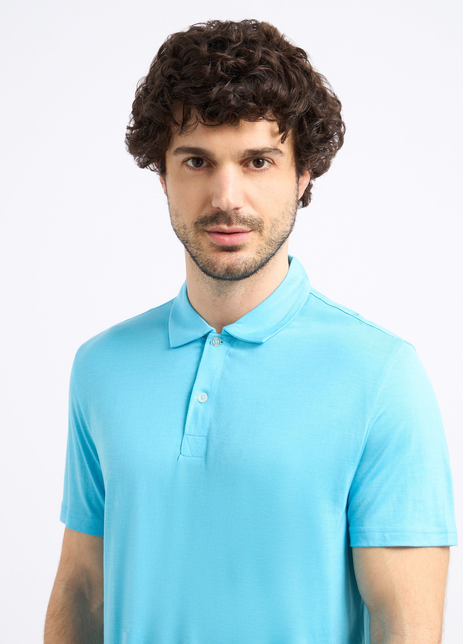Polo in pura lyocell uomo_2