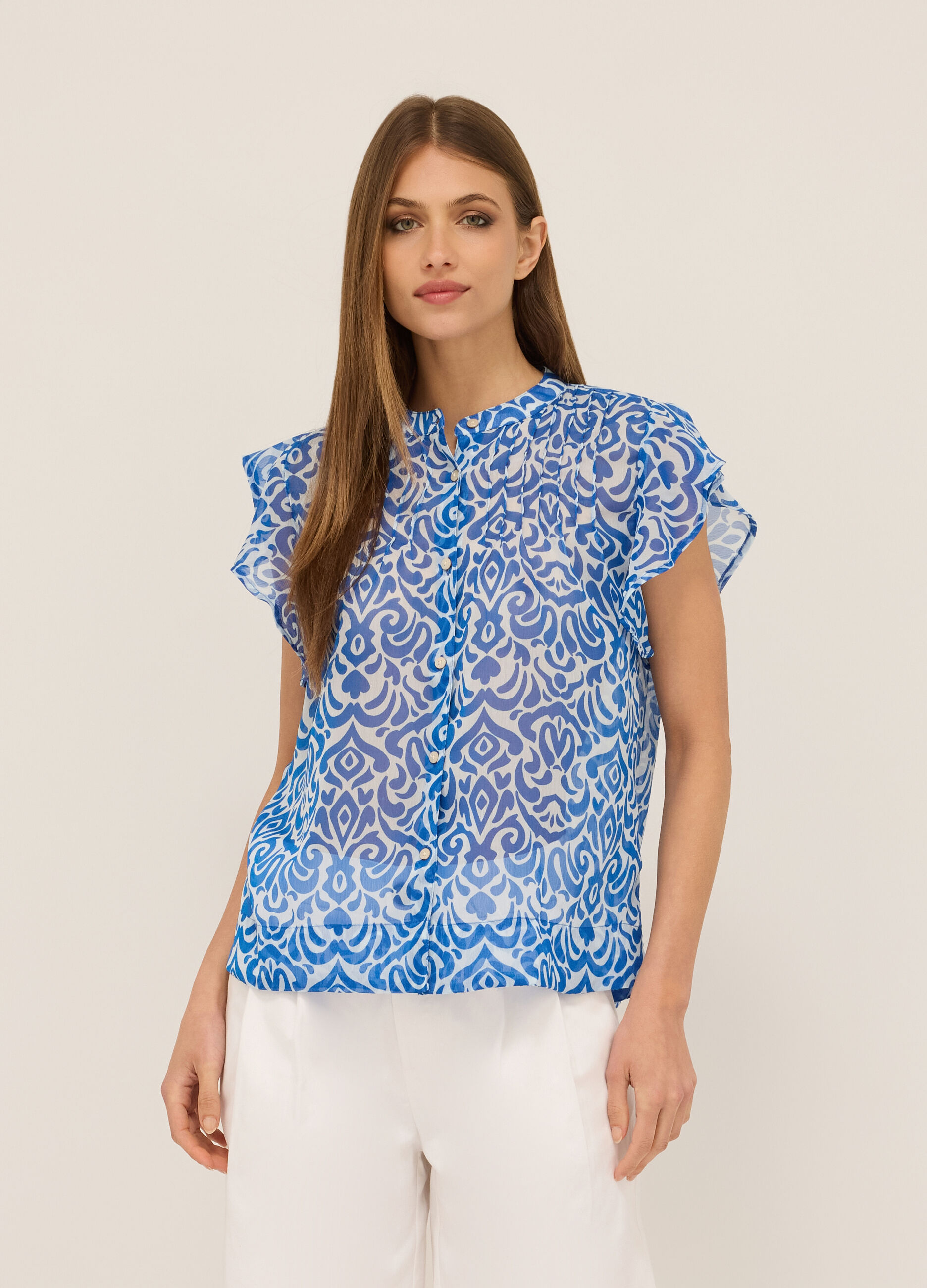 Camicia con stampa donna