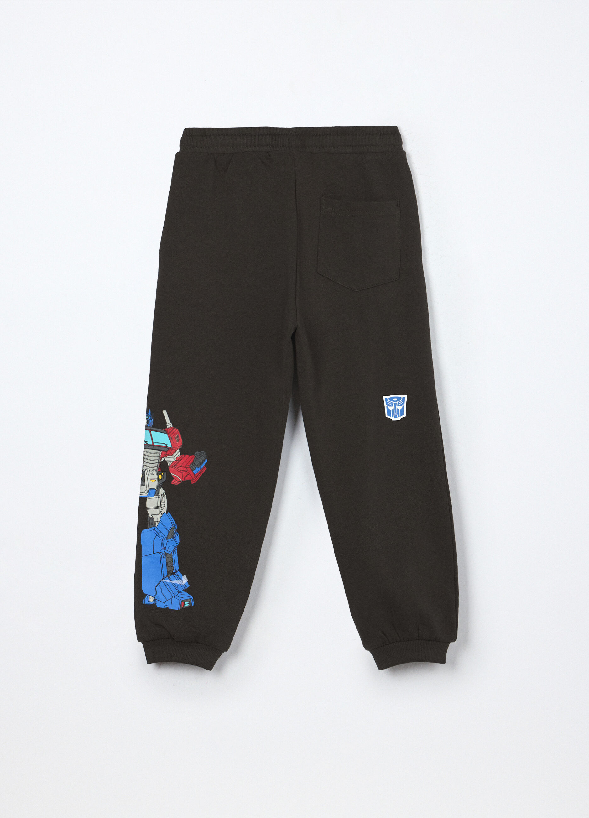 Jogger Transformer in french terry di puro cotone bambino_1