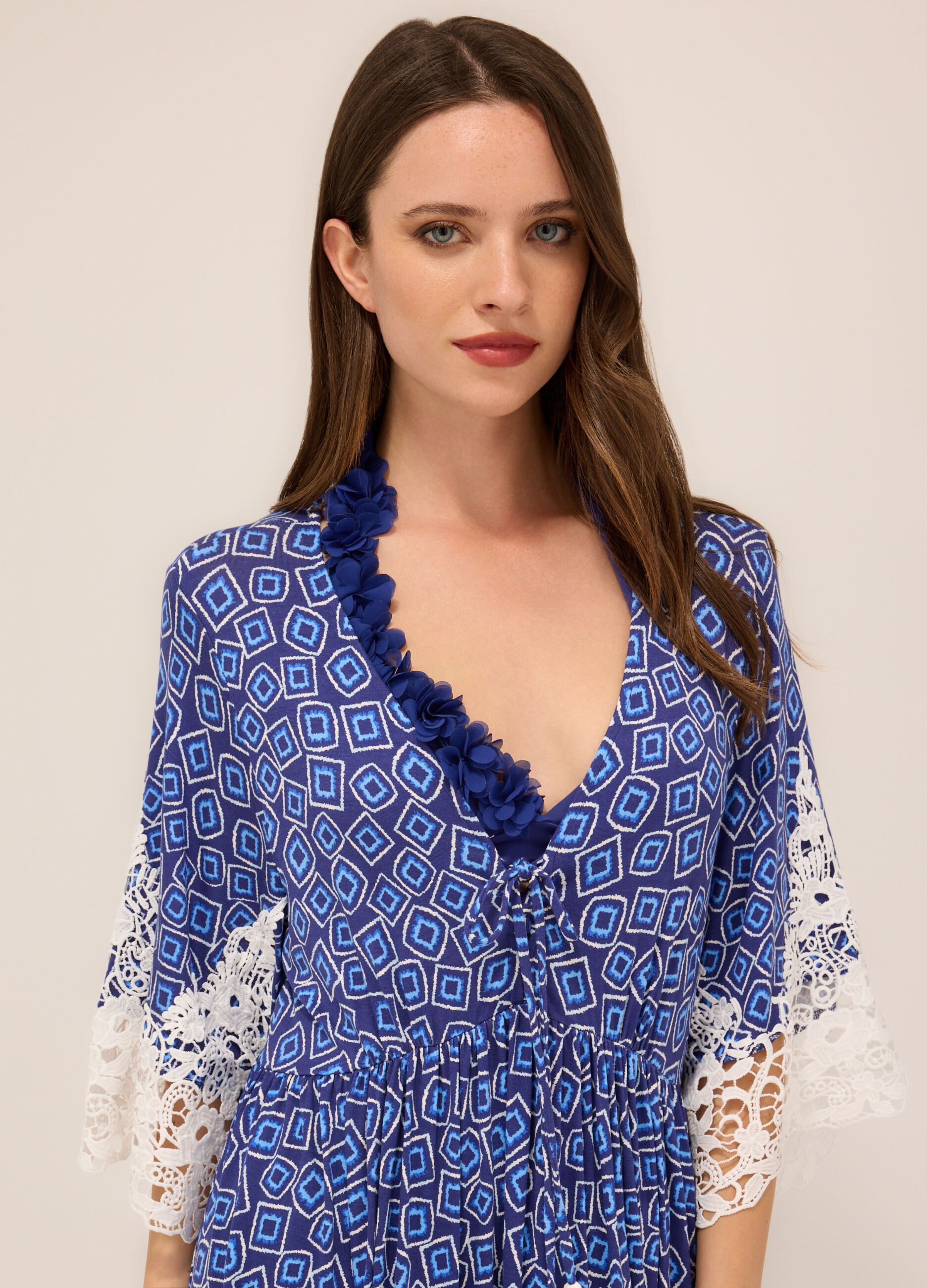 Copricostume in jersey di viscosa stretch donna_2