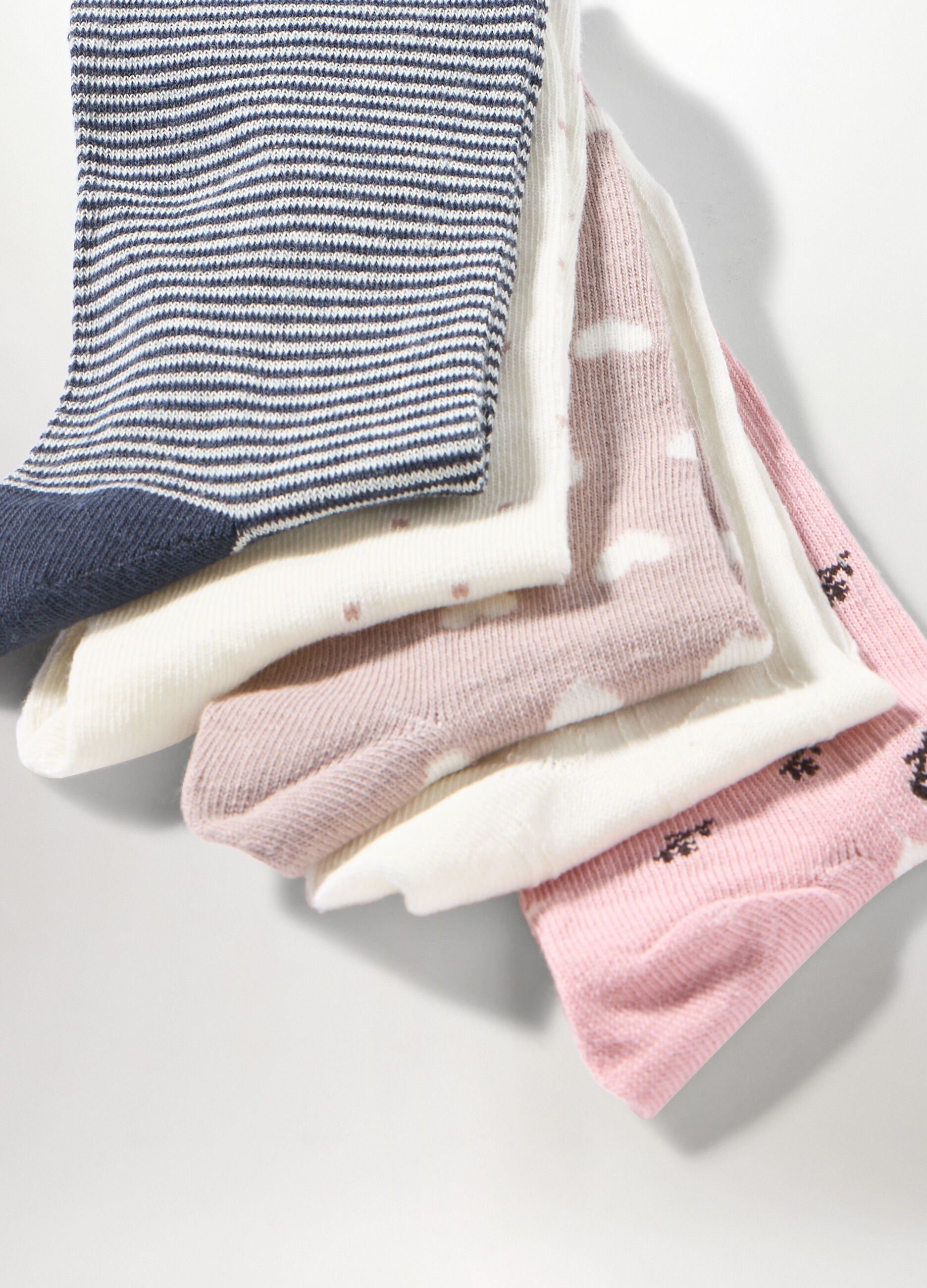 Pack 5 calze misto cotone donna_1