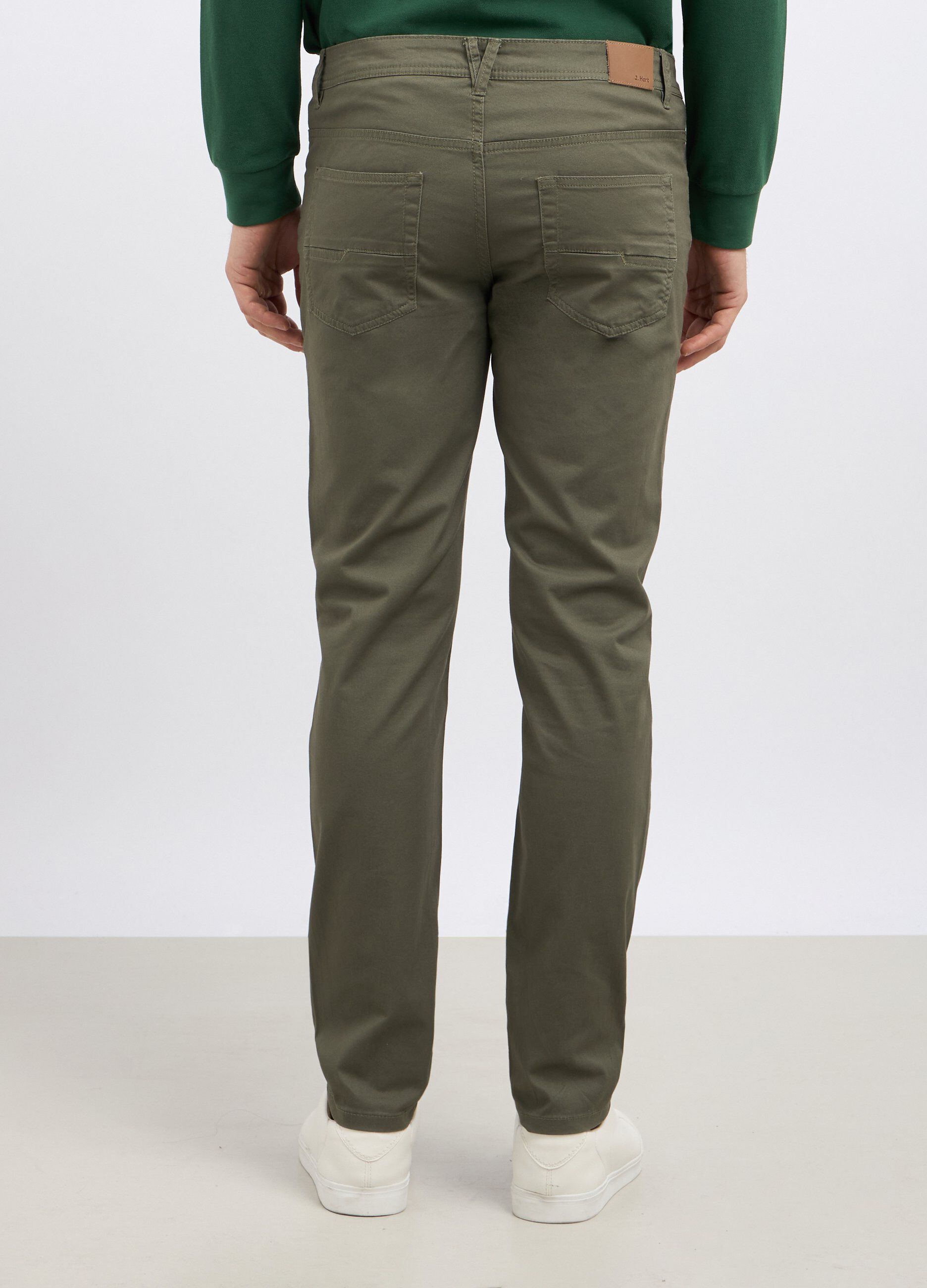 Pantaloni in cotone stretch uomo_1